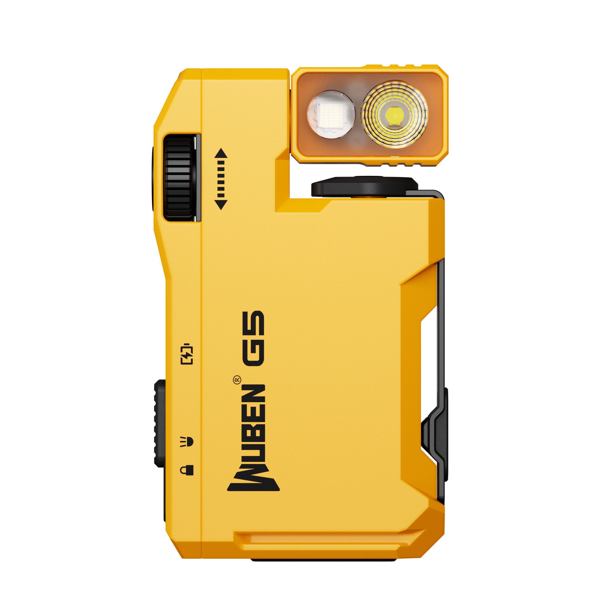 Wuben LED Taschenlampe WUBEN G5 LED-Taschenlampe, 400 Lumen, RGB, aufladbar, wasserdicht