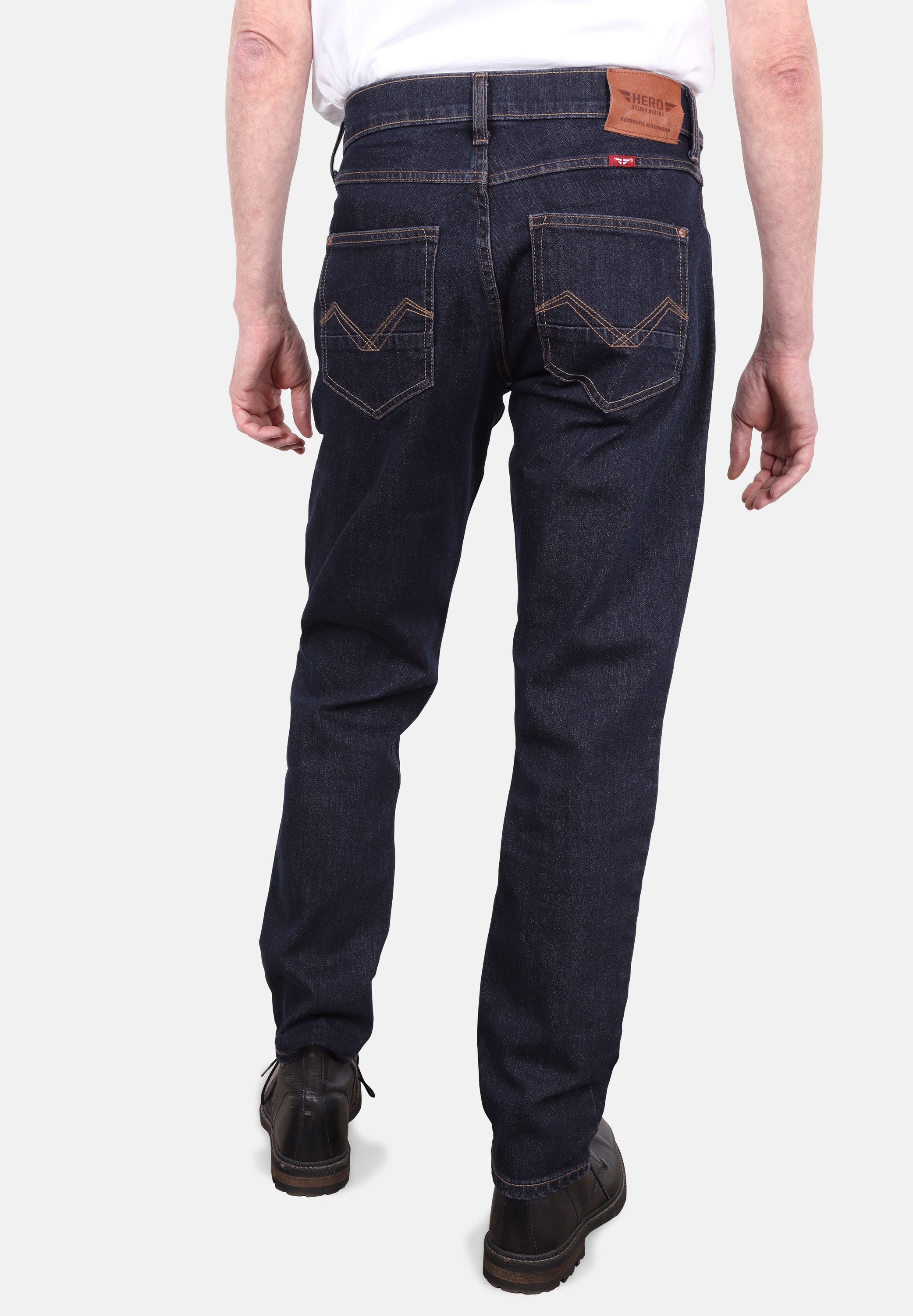 HERO by John Medoox 5-Pocket-Jeans "Portland Denim Slim Straight Stretch", günstig online kaufen