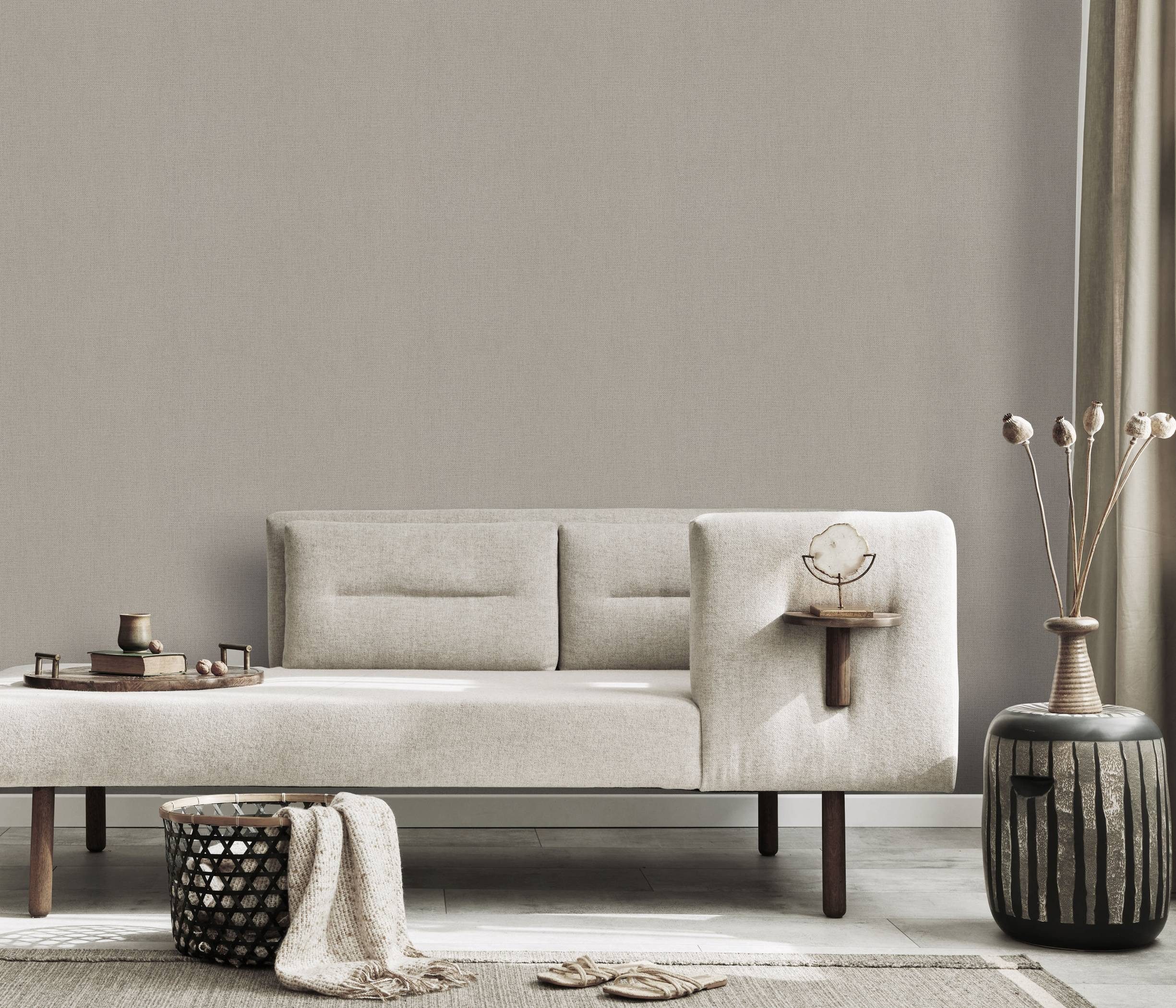 Erismann Strukturtapete 10463-02 Vlies Uni Einfarbig günstig online kaufen