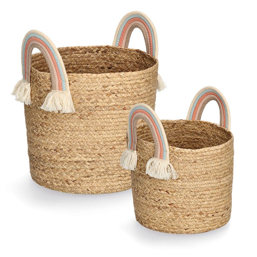 Zeller Present Wäschekorb Rainbow (Set, 2 günstig online kaufen