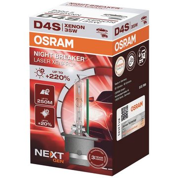 Osram KFZ-Ersatzleuchte OSRAM 66440XNN Xenon Leuchtmittel Xenarc Night Breaker® Laser D4S 35 W