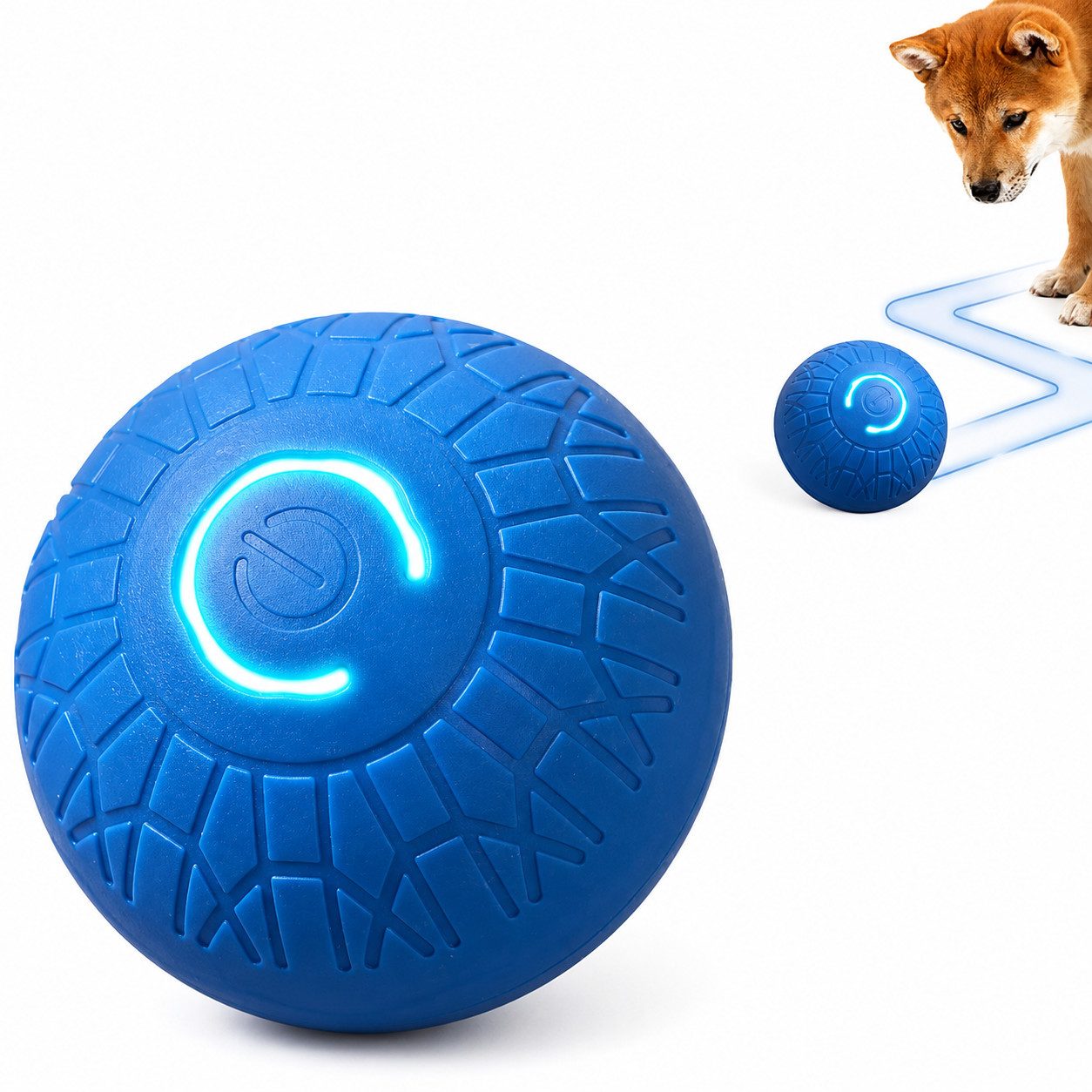 XEOOCE Tier-Intelligenzspielzeug Tier-Intelligenzspielzeug Hundespielzeug Ball Automatisch Rollend