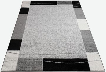 Teppich Sinai 054, Paco Home, rechteckig, Höhe: 13 mm, Kurzflor, mit Bordüre, ideal im Wohnzimmer & Schlafzimmer