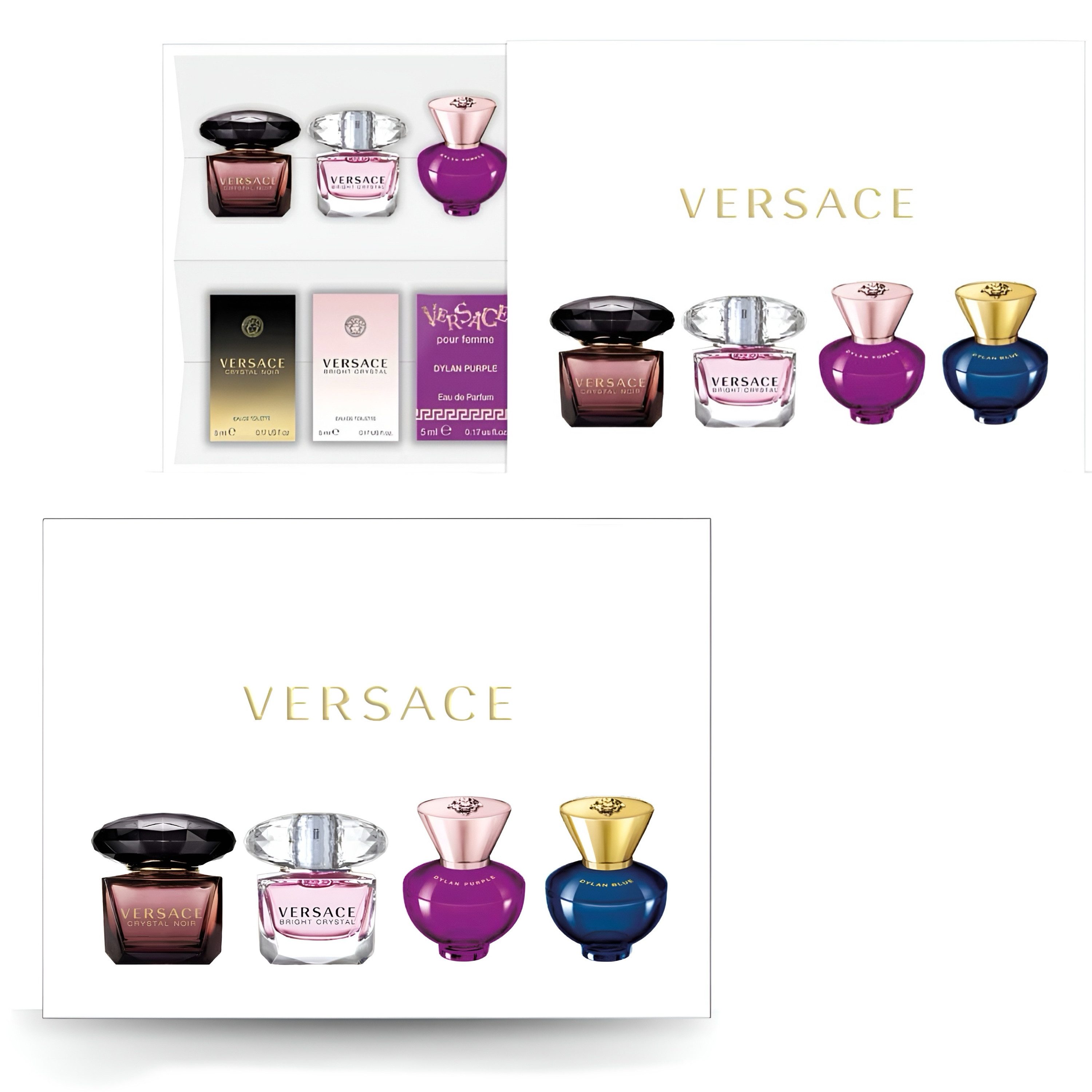 Duft-Set Eau de Parfum Versace Miniaturen für Damen - Dylan Blue, Turquoise