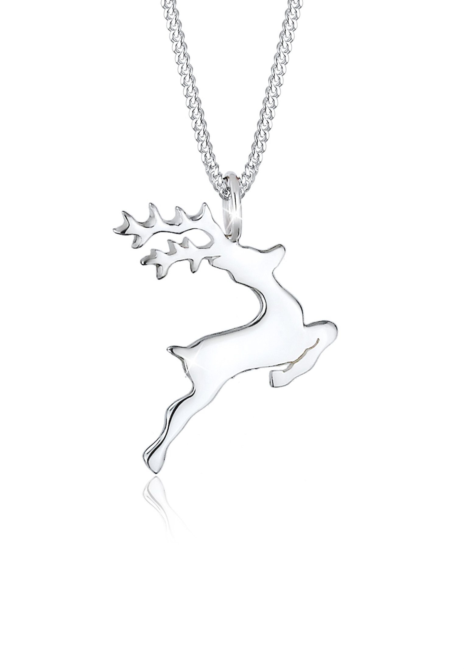Elli Kette mit Anhänger Anhänger Hirsch 925 Sterling Silber, Hirsch günstig online kaufen
