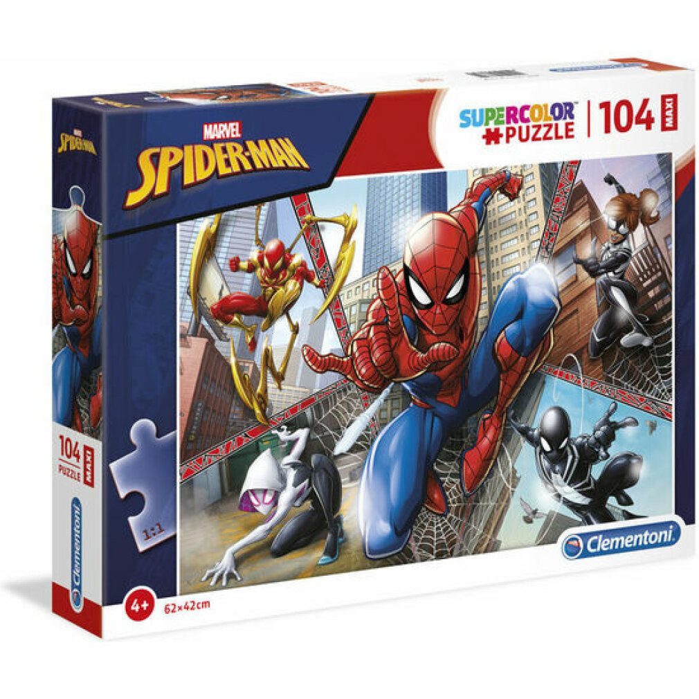 Clementoni® Puzzle Marvel Spiderman Maxi puzzle 104pcs, Puzzleteile