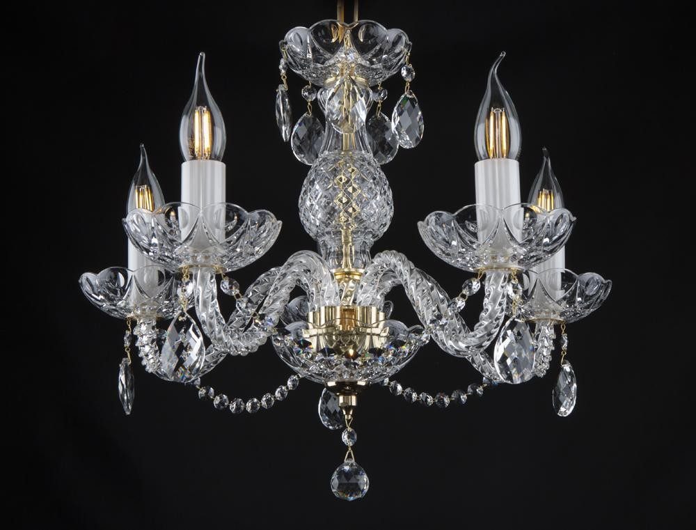 JVmoebel Kronleuchter Bohemia Kristallleuchte in elegantem Design, Warmweiß, Made in Europa