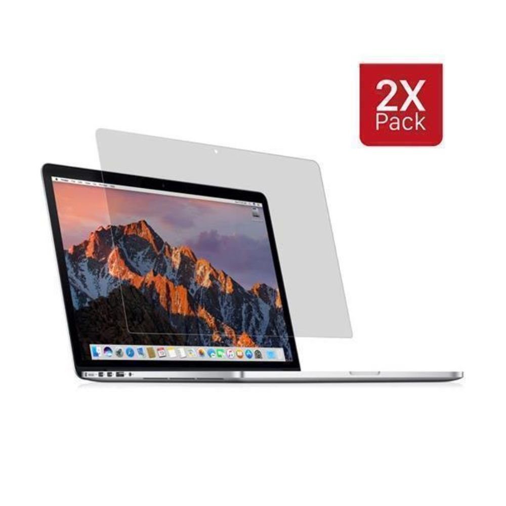 MyGadget Schutzfolie 2x Displayschutzfolie Matt Anti Abdruck Entspiegelt,  für Apple MacBook Pro Retina 13" (2012-2016) - A1425 A1502