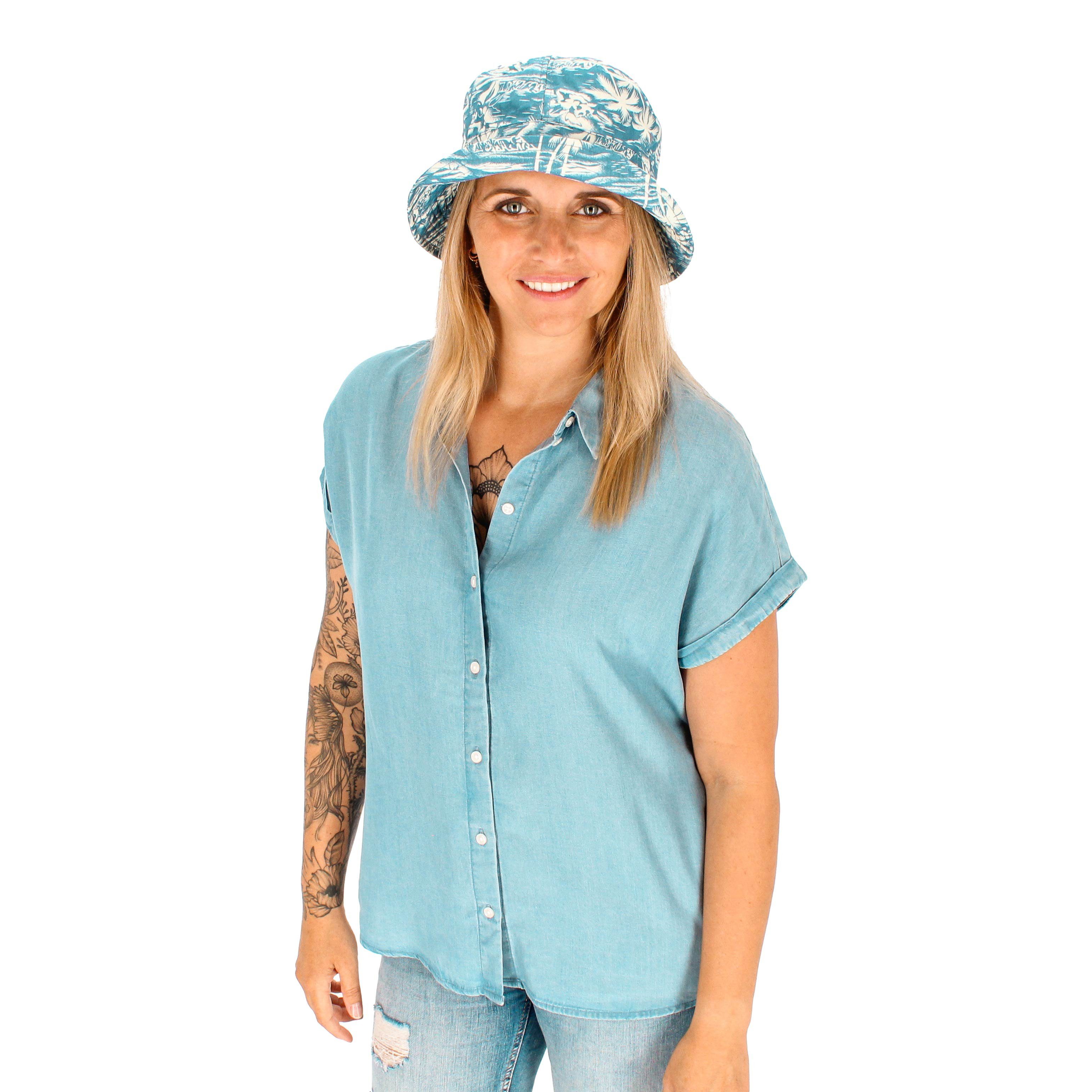 halsüberkopf Accessoires Fischerhut Buckethat trendiger Bucket-Hat günstig online kaufen