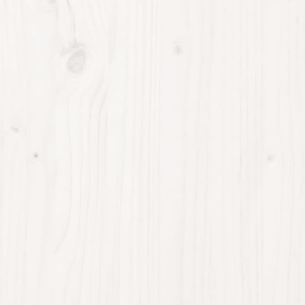 Kiefernholz cm, Wandregal in möbelando aus Hauteroda, B/H/T: 80x35x30 Weiß Massives