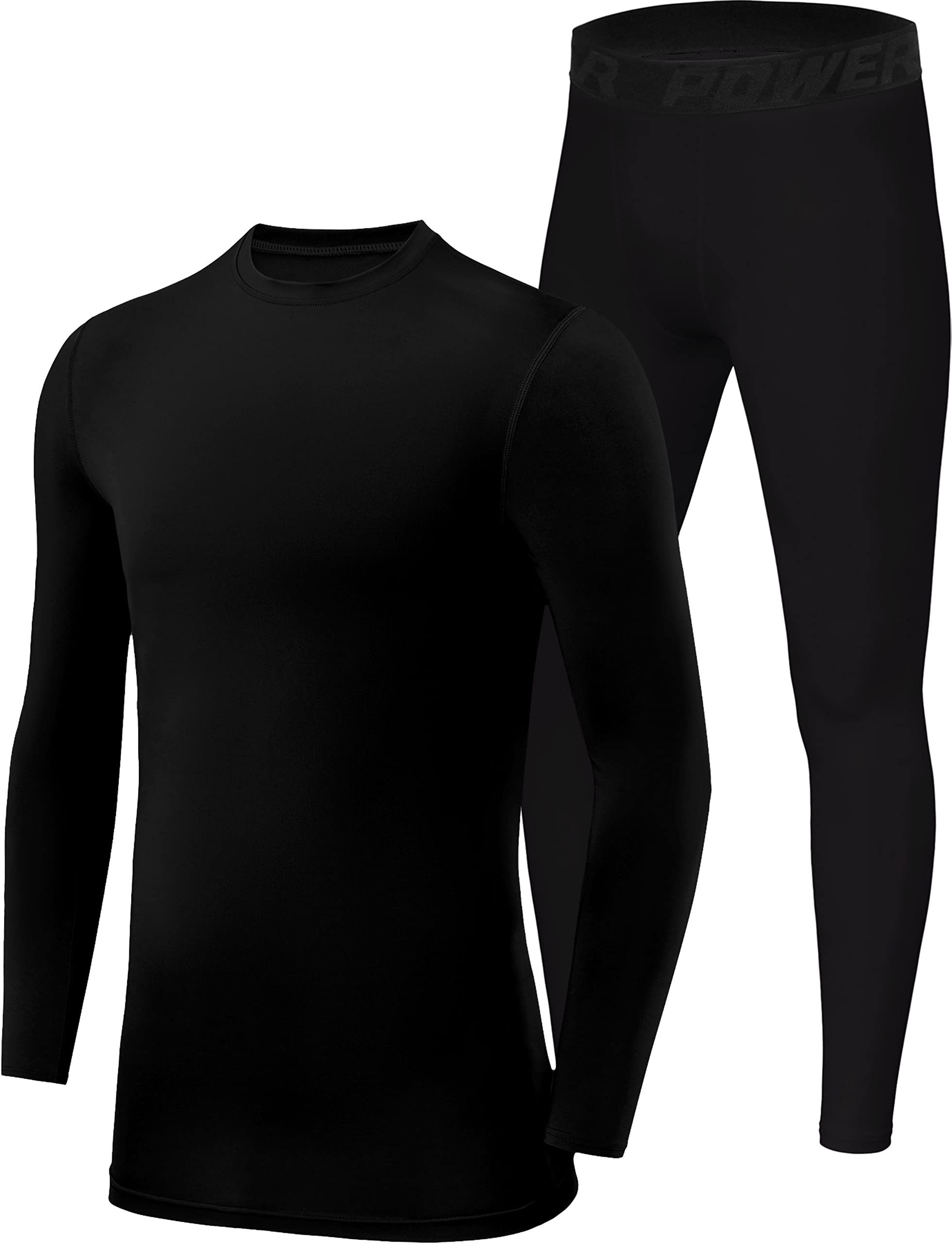 TCA Trainingsanzug Jungen Performance Unterwäsche Set - Thermo Langarm & Shorts (1-tlg)