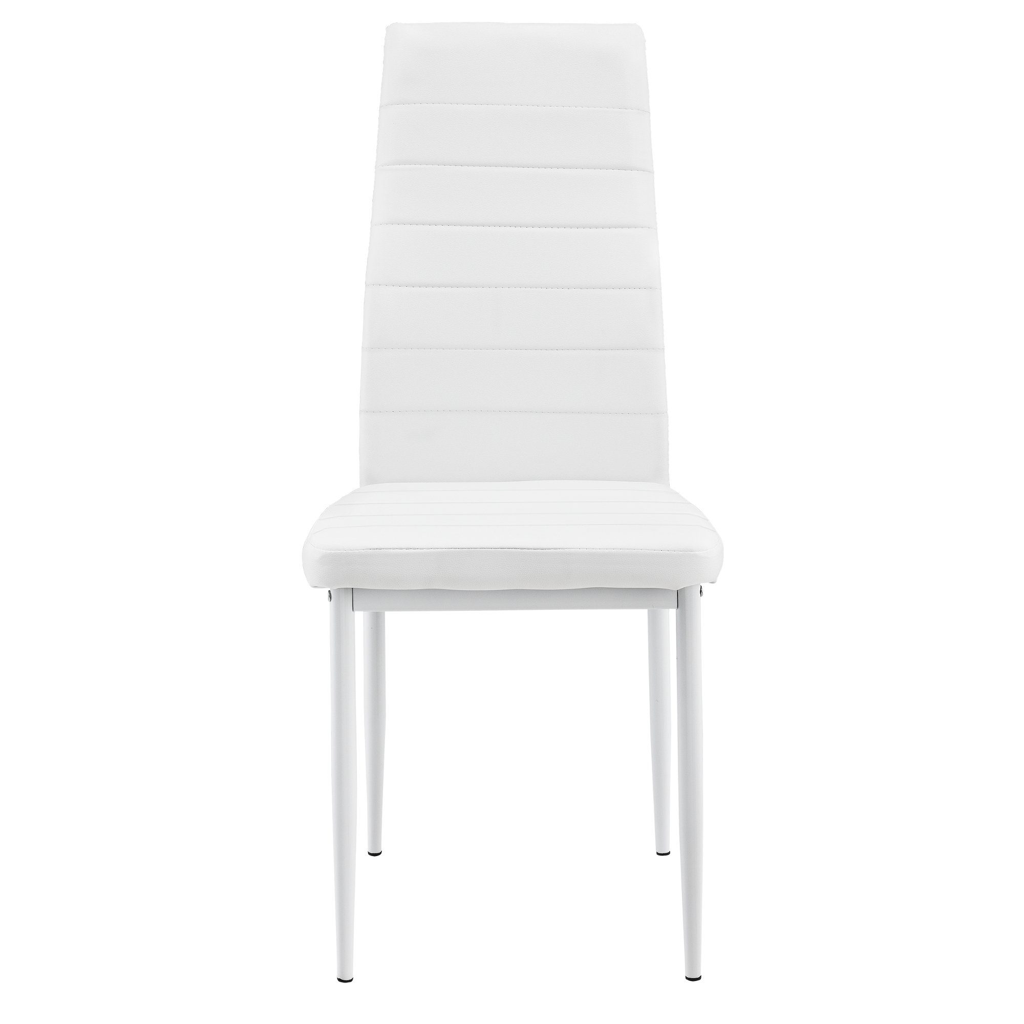 en.casa Esszimmer-Set, (Set, 5-St., + Esstisch Tisch Stühle mit weißen »Bergen« Stühlen), schwarz/weiß aus Bestehend Farbkombinationen in 4 1 4 Tisch, Stühlen verschiedenen