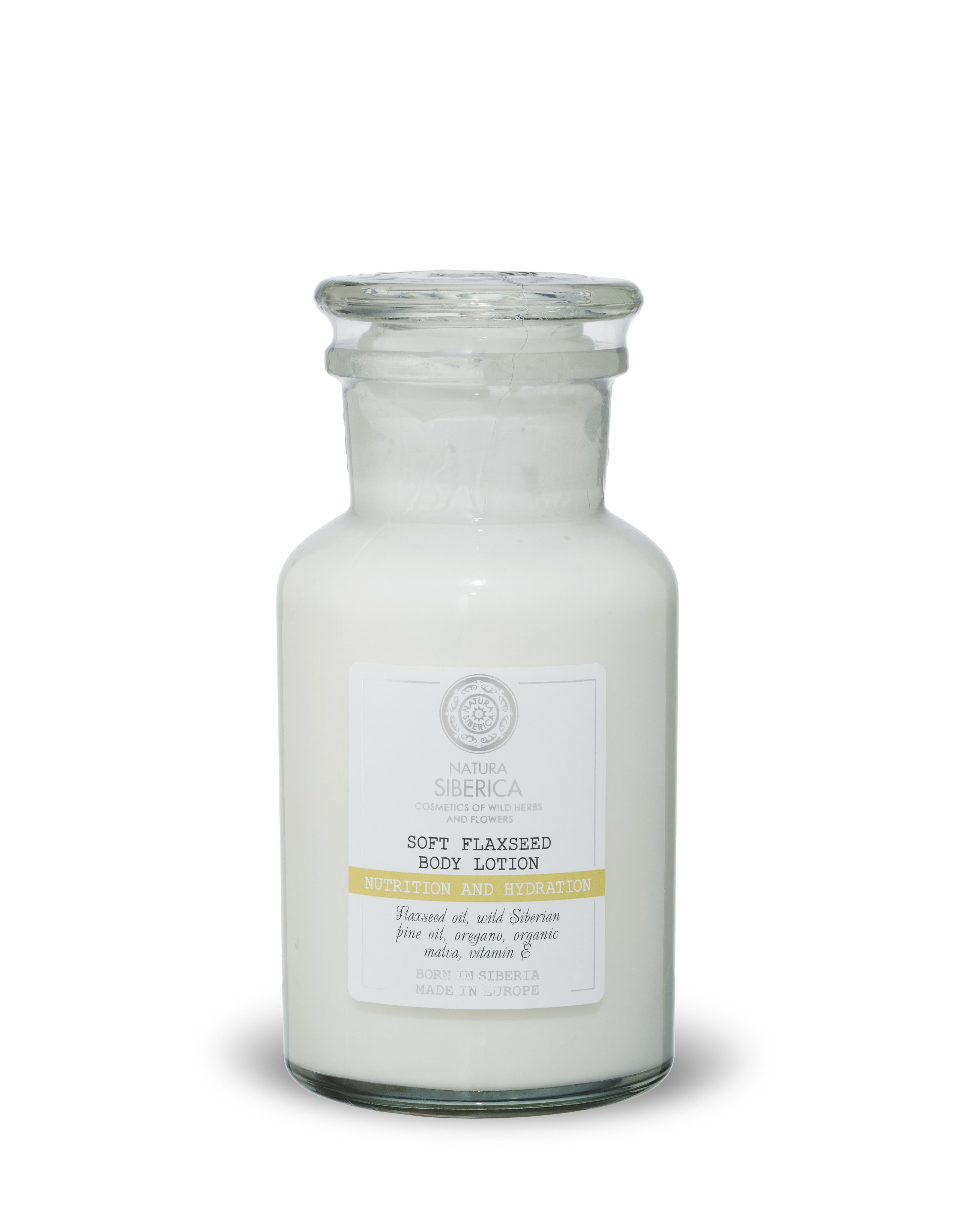 Natura Siberica Bodylotion Steklo Soft Flaxseed Body Lotion