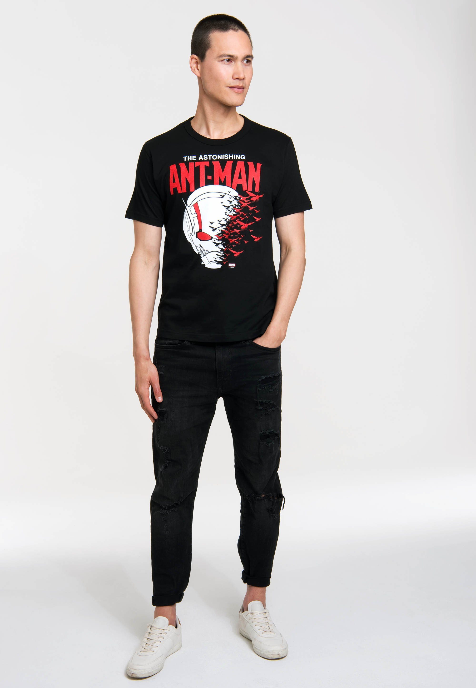 LOGOSHIRT T-Shirt Ant-Man - Marvel Comics mit großem Print