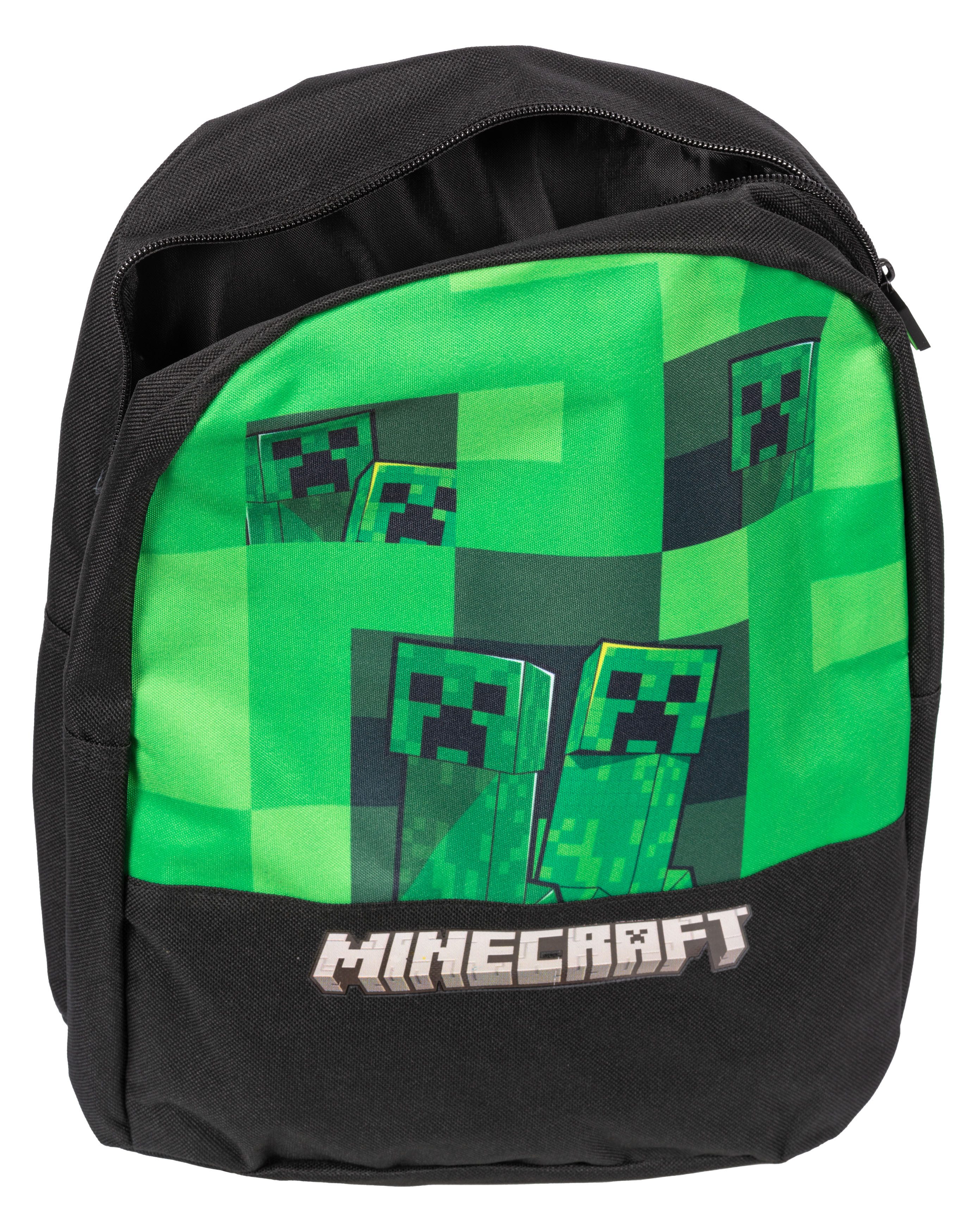 Minecraft Rucksack Minecraft - Rucksack - schwarz/grün (NEU & OVP)
