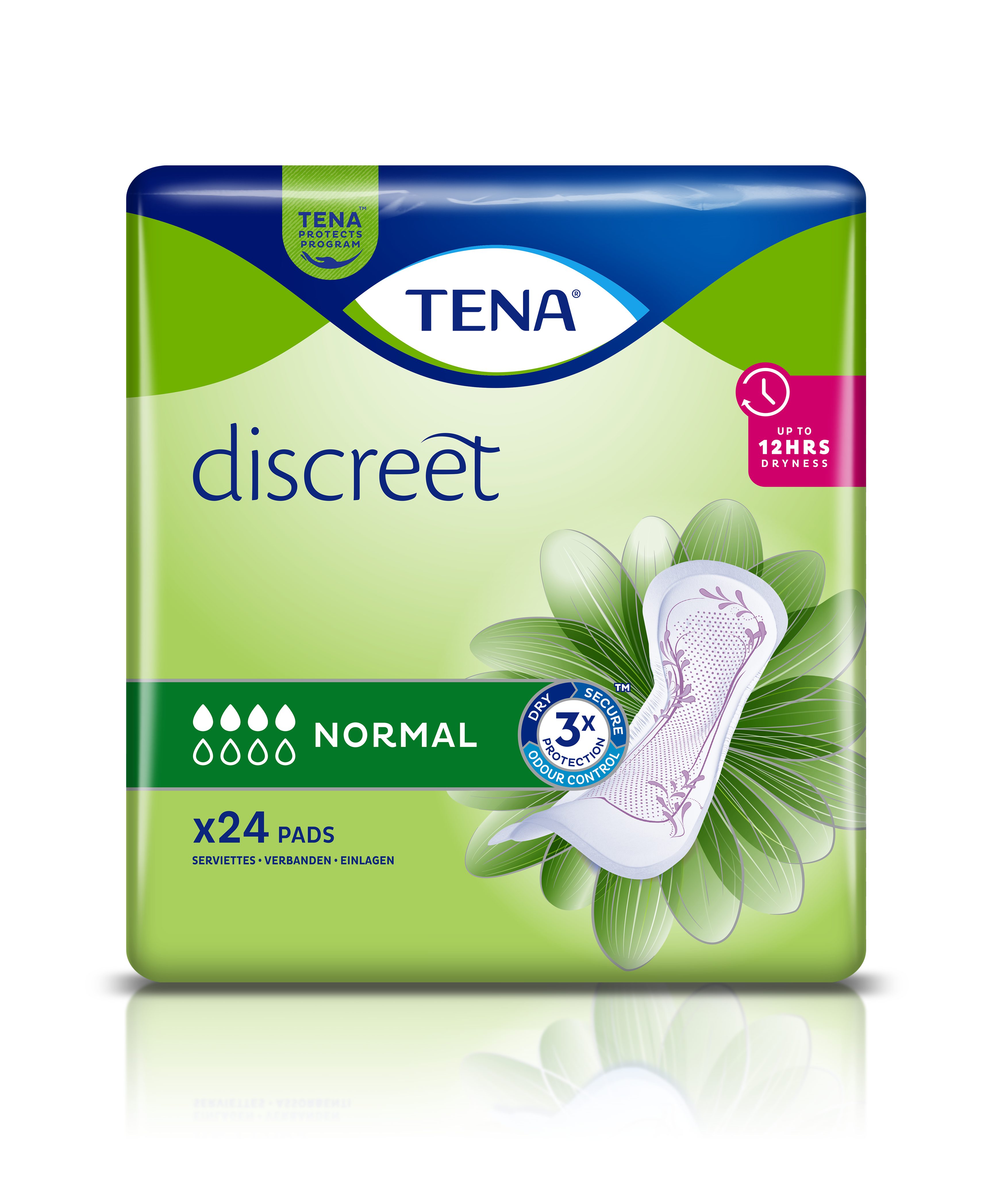 TENA Inkontinenz-Einlage TENA LADY - Discreet - Normal, 24-St.