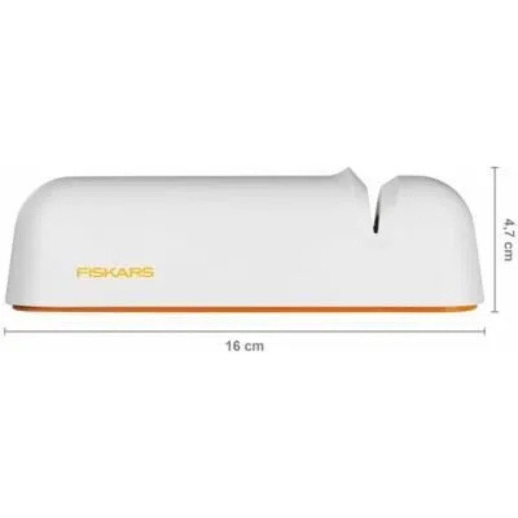 Fiskars Messerschärfer Fiskars Roll-Sharp Functional Form Messerschärfer, 16cm, Vereint keramische Stabilität mit ergonomischem Design