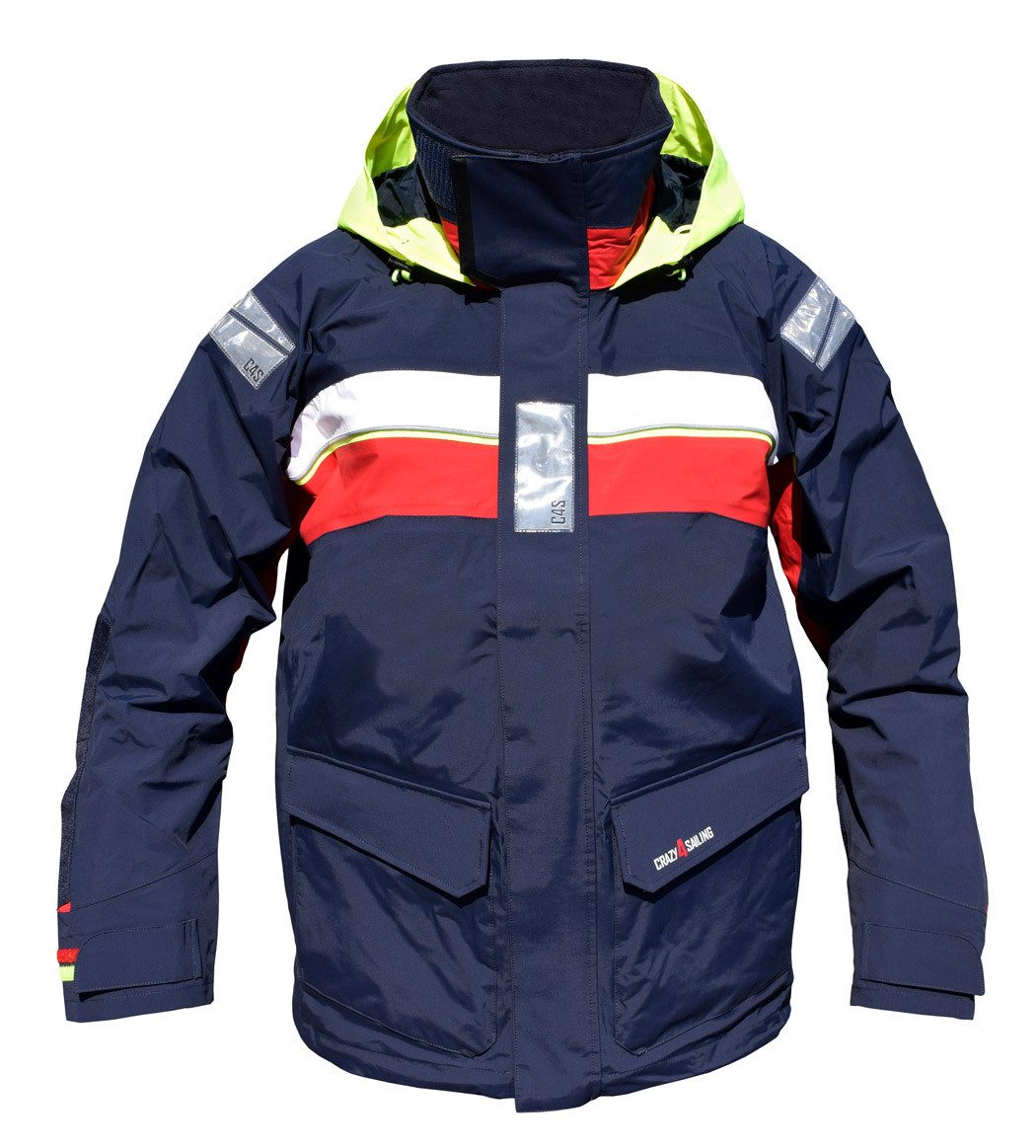 crazy4sailing Regenjacke Herren Bergen Offshore Segeljacke