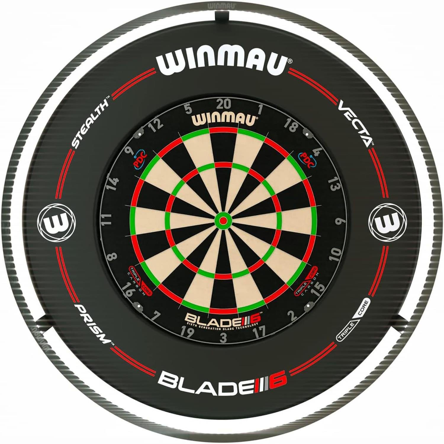 Winmau Dart-Wandschutz Winmau Dartboard-Beleuchtung "PLASMA Dartboard light" 4300