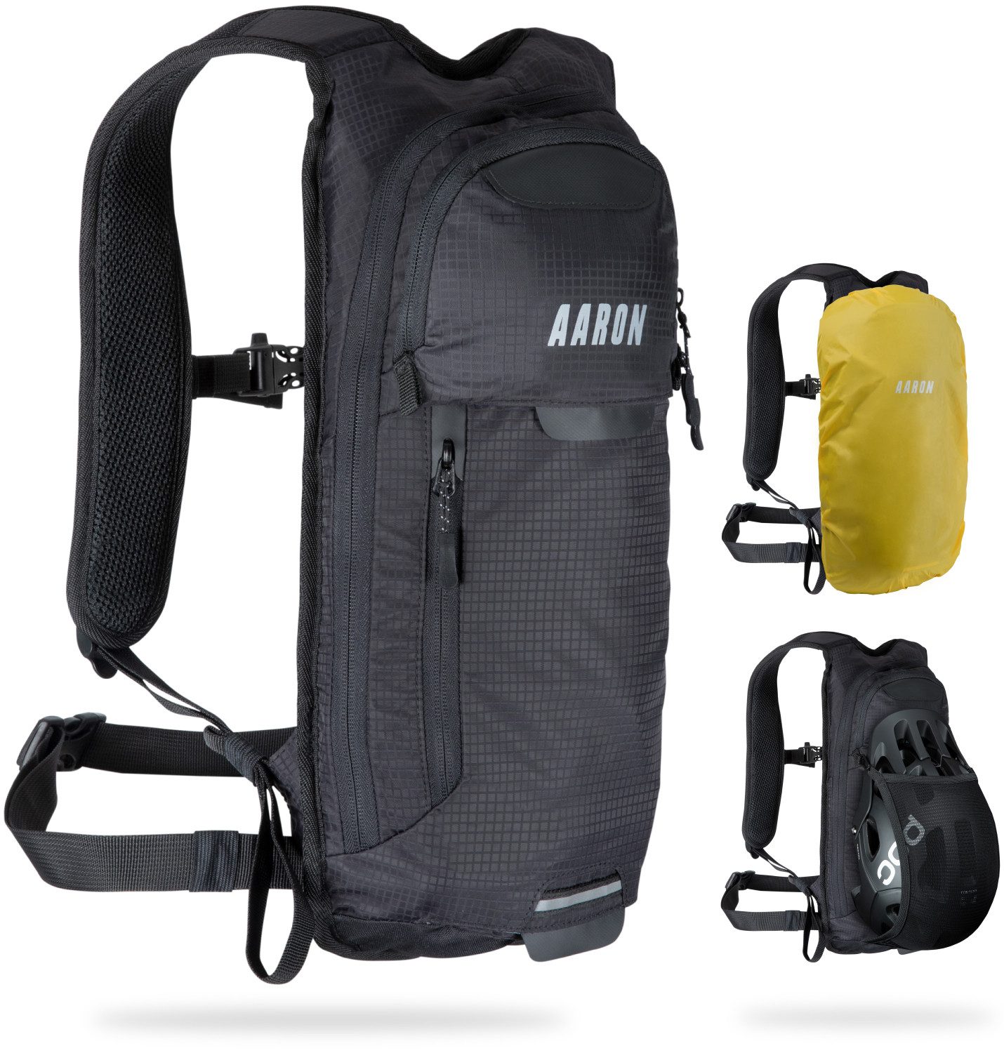 AARON Fahrradrucksack 8L Sportrucksack - Klein, Wasserdicht mit Regenschutz günstig online kaufen