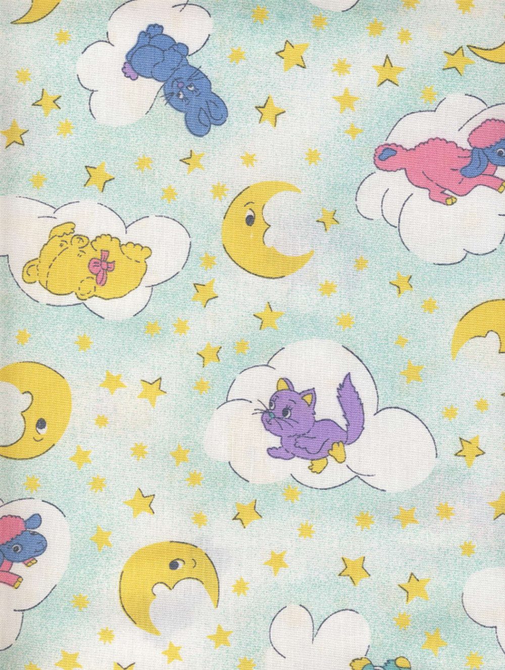 texpot Kissenbezug Kindermotiv Mond Sterne Hotelverschluss Bettbezug, (1 Stück), bedruckt