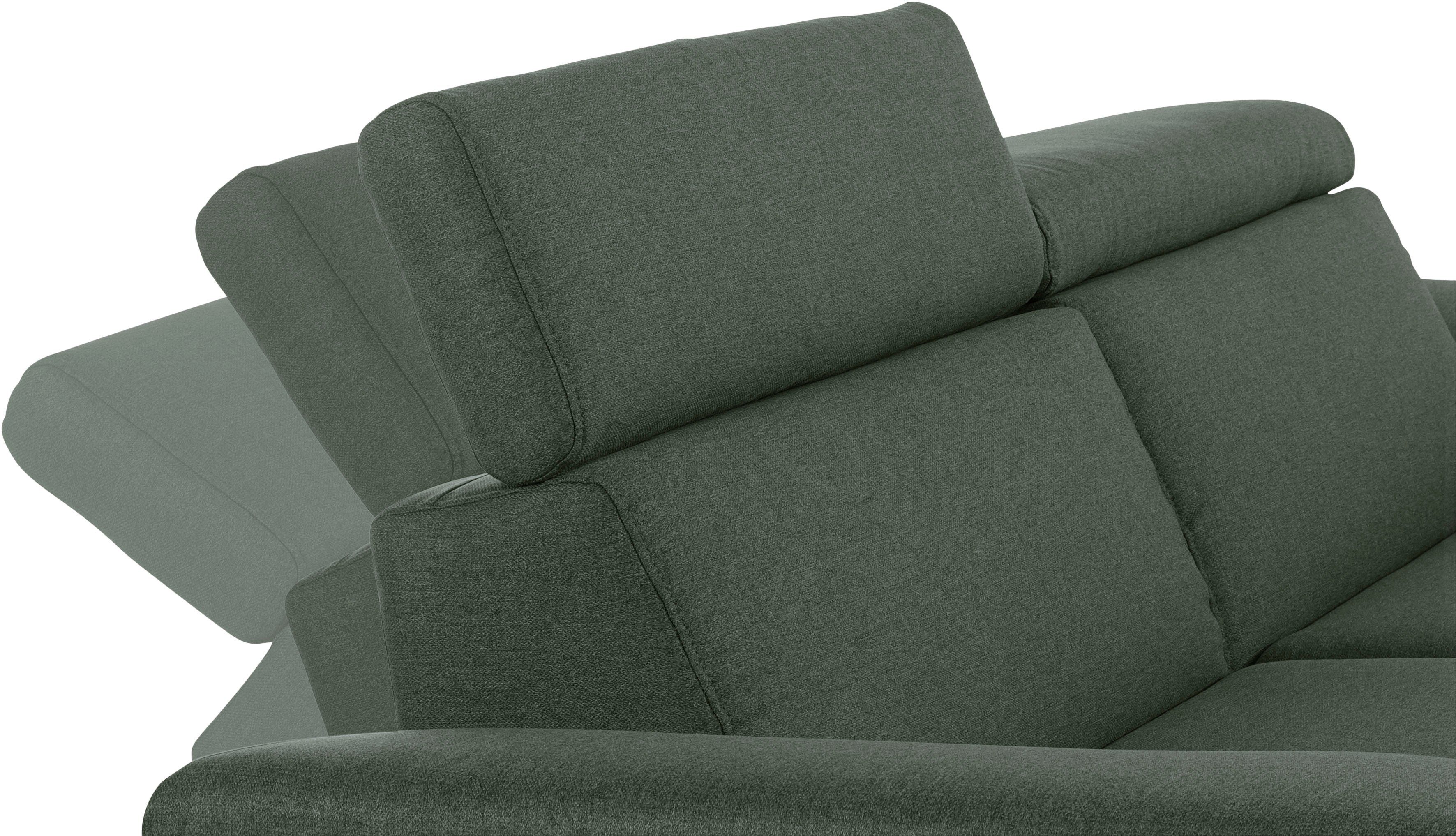 Places of Style wahlweise Rückenverstellung, mit Lederoptik Trapino 2-Sitzer Luxus, in Luxus-Microfaser