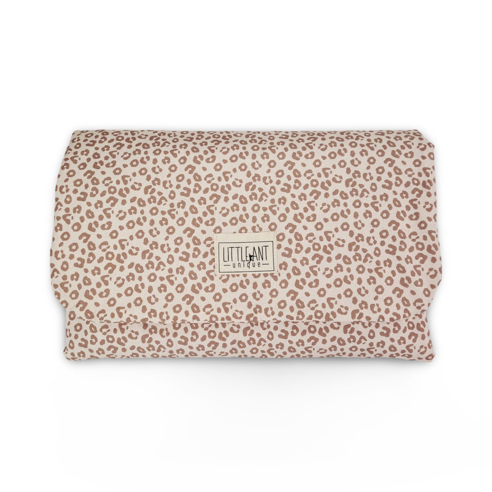 LittleANTunique Wickelauflage Wickelunterlage & Windeltasche 2in1 Wickelunterlage für Unterwegs Leo