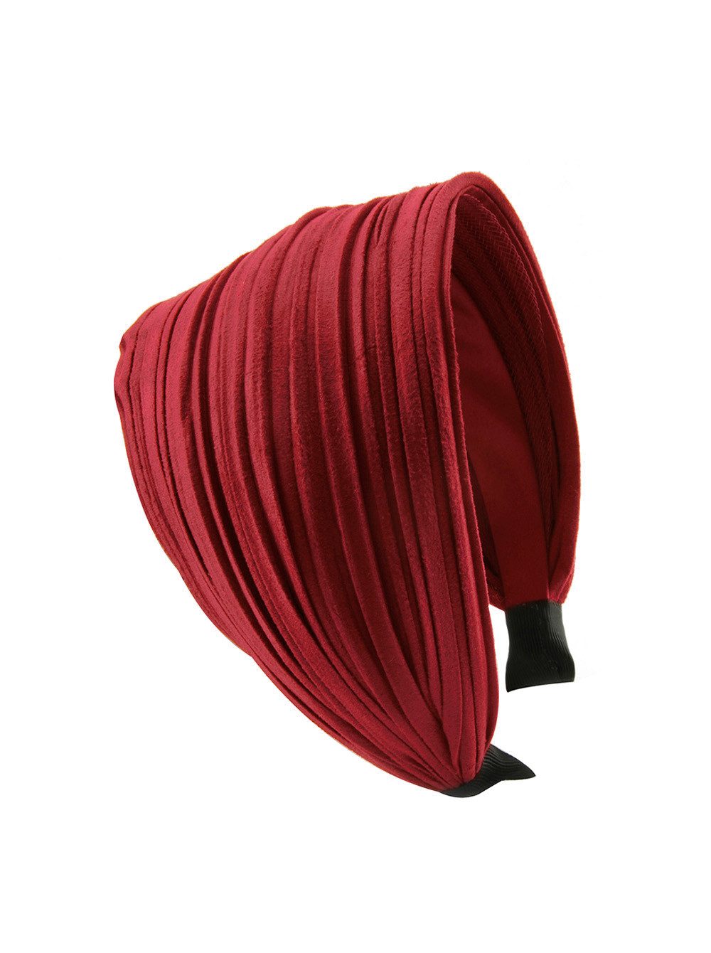 axy Haarreif Breiter Haarreif mit leichtem Flanell Wunderschön, Damen Breiter Haarreif (Leder Optik) Haarband Haarreifen