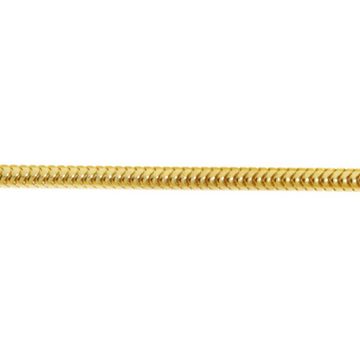 OSTSEE-SCHMUCK Silberkette - Schlange 2,0 mm - Silber 925/000, vergoldet -, (1-tlg)