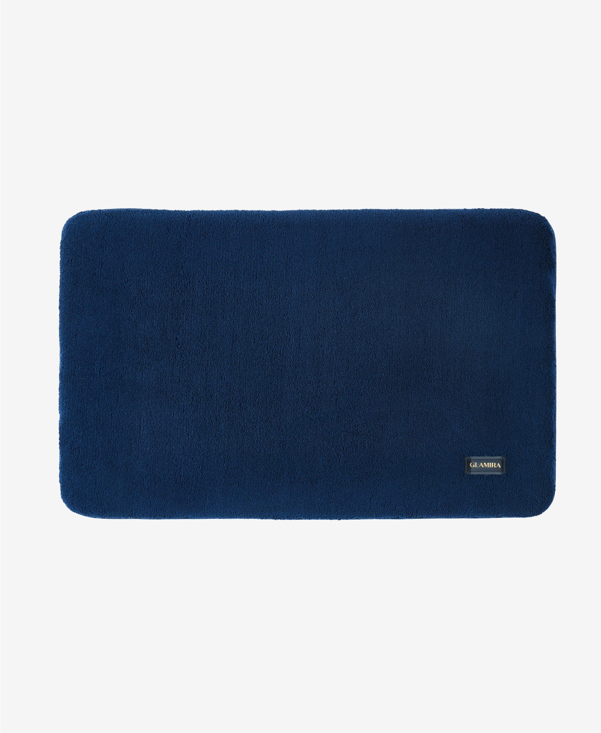 GLAMIRA Badematte Shaggy Memory-Foam-Badematte, Memory Schaum,rutschhemmend beschichtet, 100% Polyester, Face: 900 GSM Shaggy Fabric, Middle: 2.5 cm - 45D Memory Foam, Back: 3D Mesh, rechteckig, 2-tlg. Badematte, Memory Schaum
