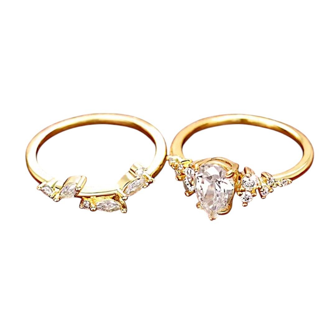 Medusa Accessoires Ring-Set 2er Elly Ring Set
