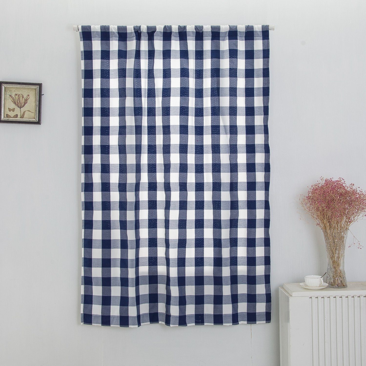 BYSURE Scheibengardine (1 St), Stangendurchzug, blickdicht, Kurz Vorhang günstig online kaufen