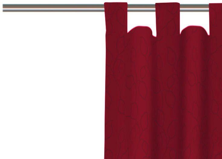 Wirth Vorhang Westport (1 St), Schlaufen, blickdicht, Jacquard
