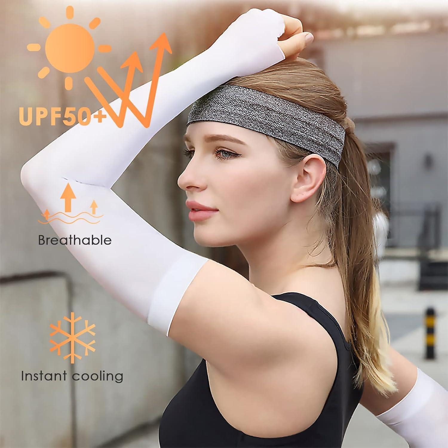LuxusKollektion Armlinge UV Sonnenschutz Arm Ärmel Unisex Fingerlos