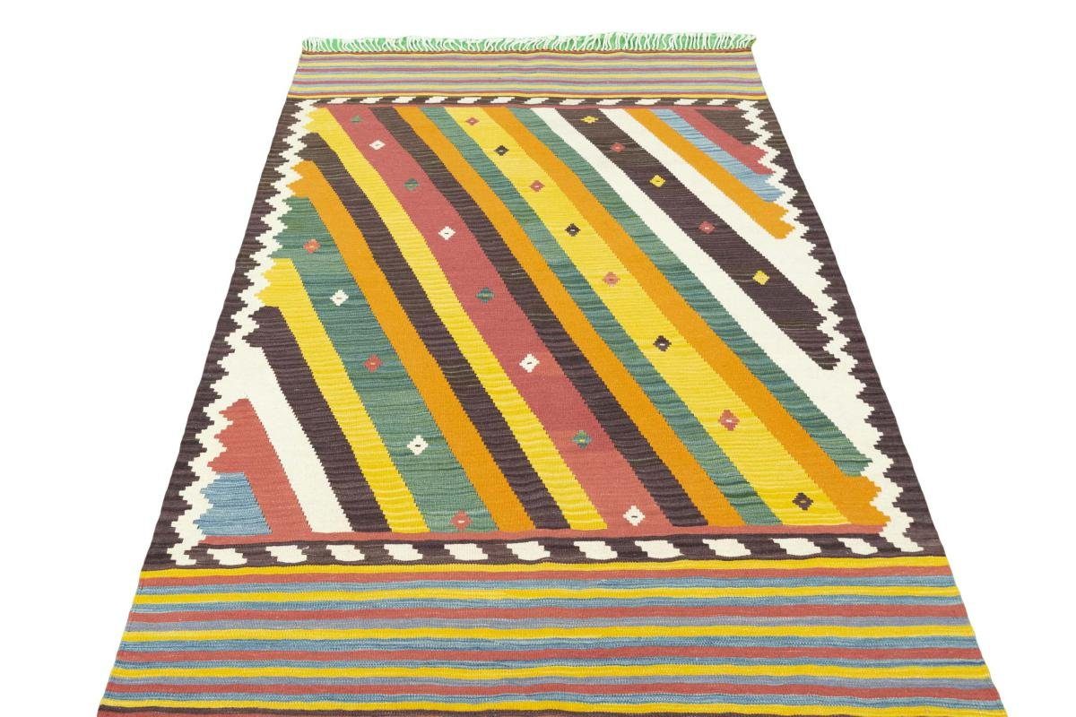 Orientteppich Kelim Fars Design Kandou 126x209 rechteckig, Nain Höhe: Orientteppich, Handgewebter Trading, mm 3