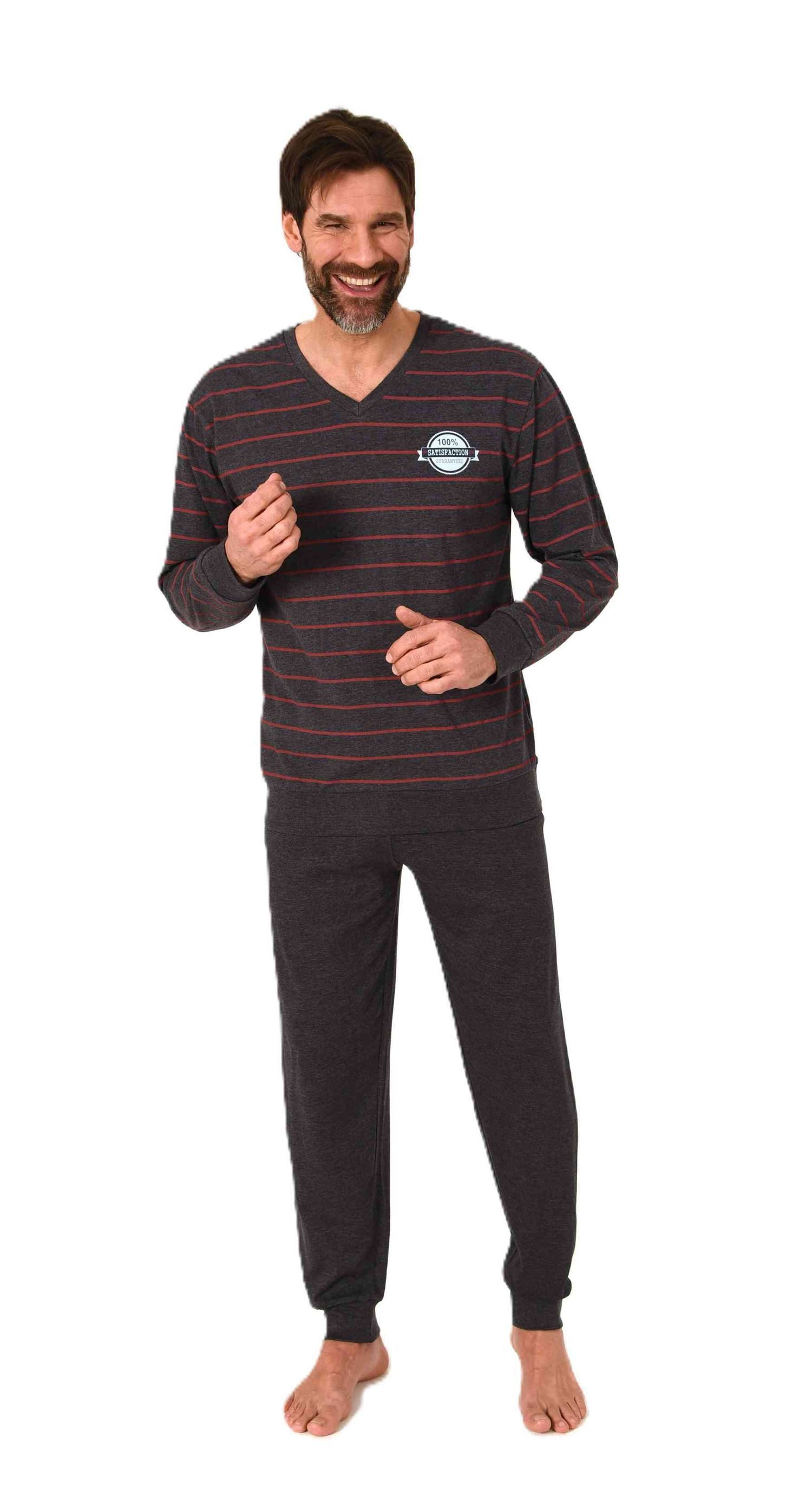 Normann Pyjama Normann Herren langarm Pyjama günstig online kaufen