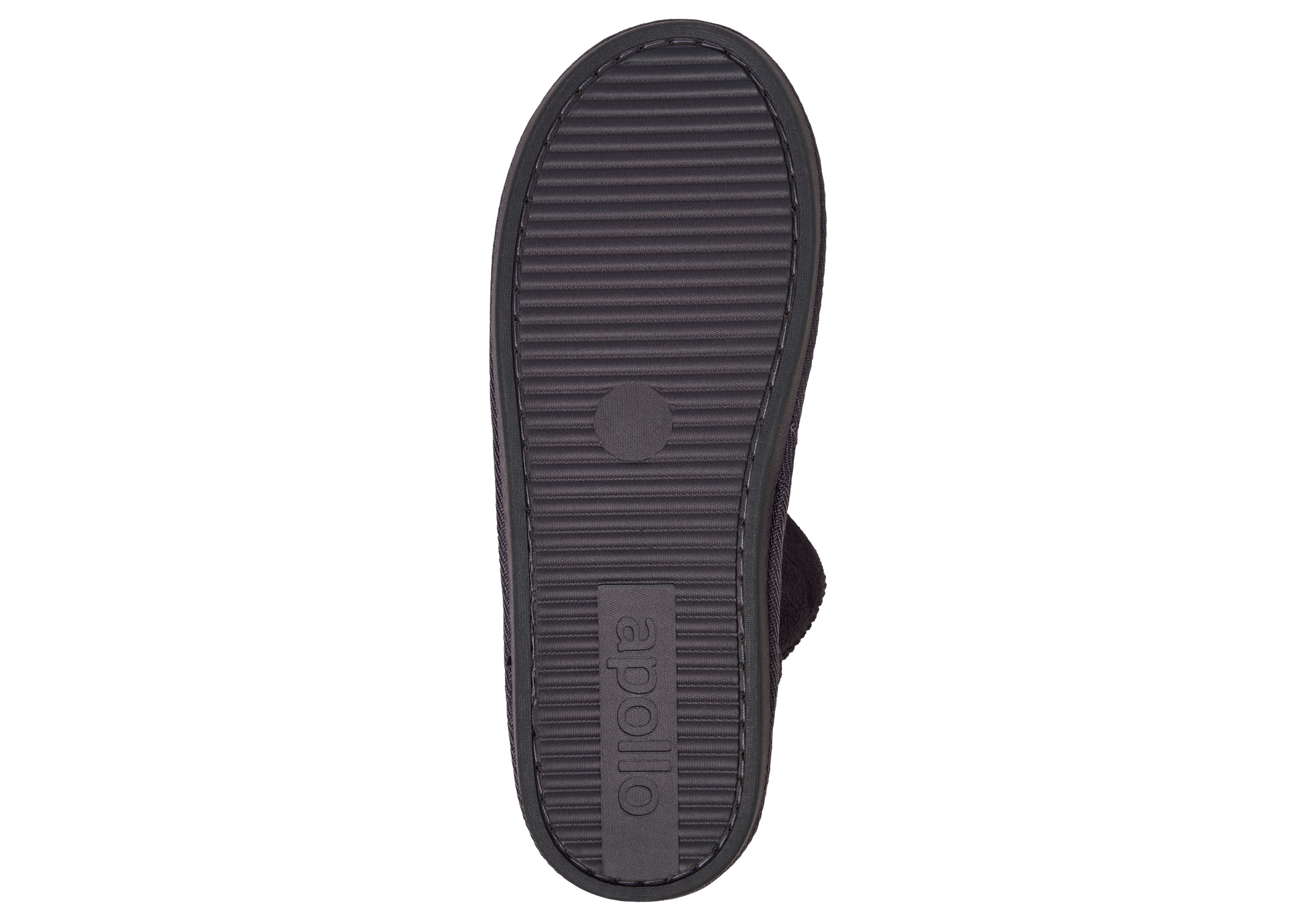 XQ Footwear LADIES HOME BOOTS SUEDE Hausschuh mit Logoprägung und kuscheligen, wärmenden Innenfutter