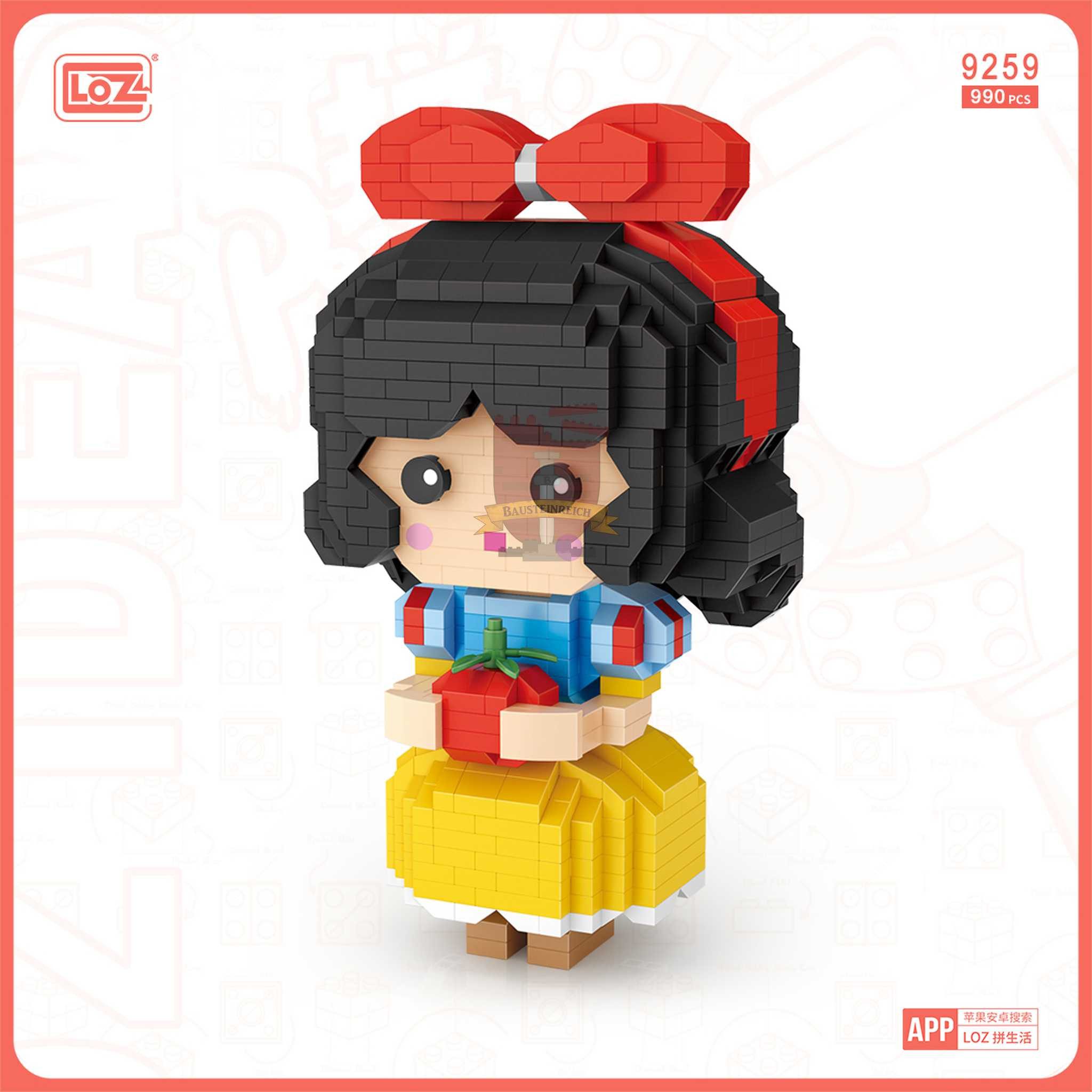 Loz 9259 - Schneewittchen (LOZ) Klemmbausteine Spielbausteine
