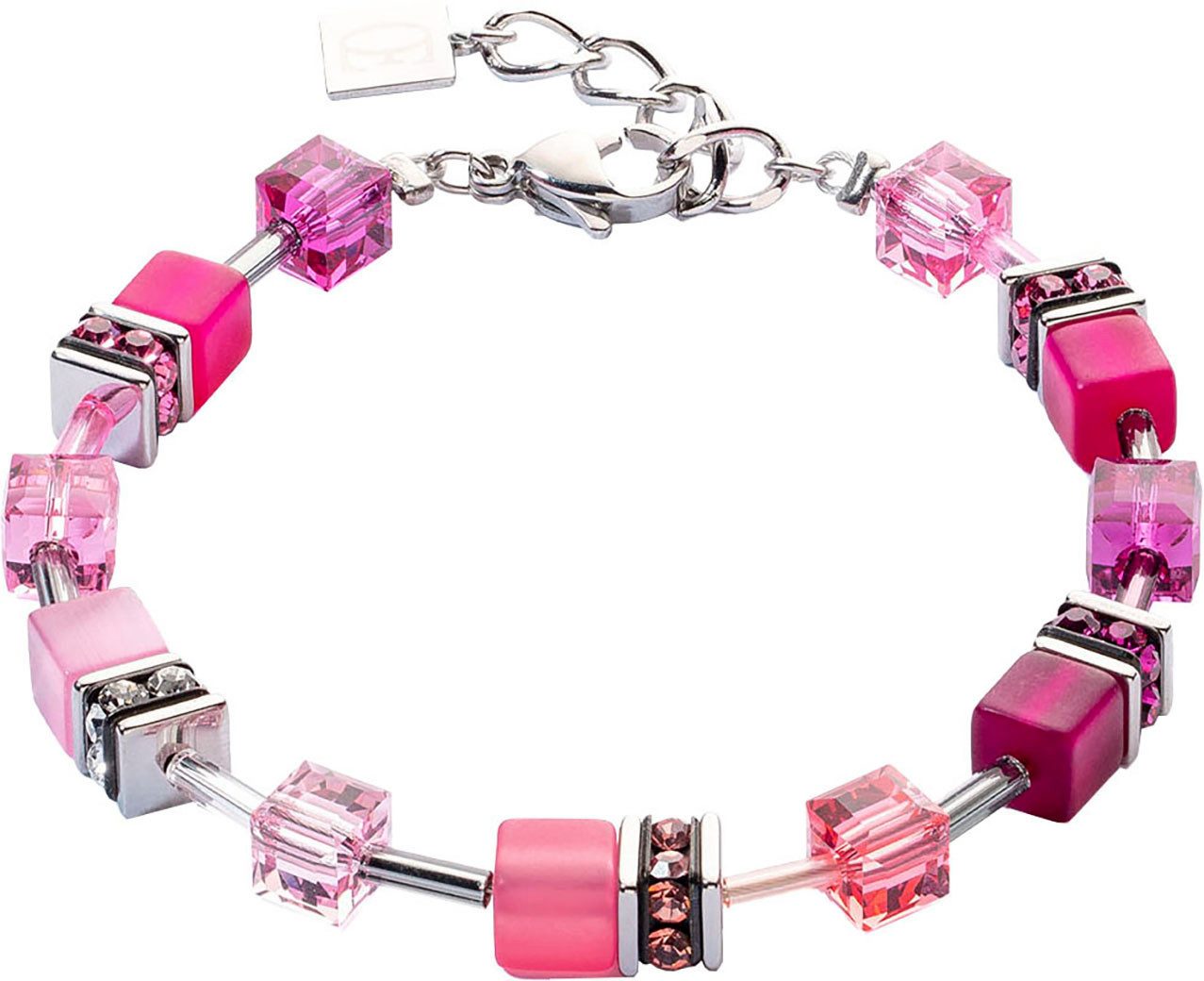 COEUR DE LION Armband Schmuck Edelstahl GeoCUBE® Iconic Würfelkette, Made i günstig online kaufen