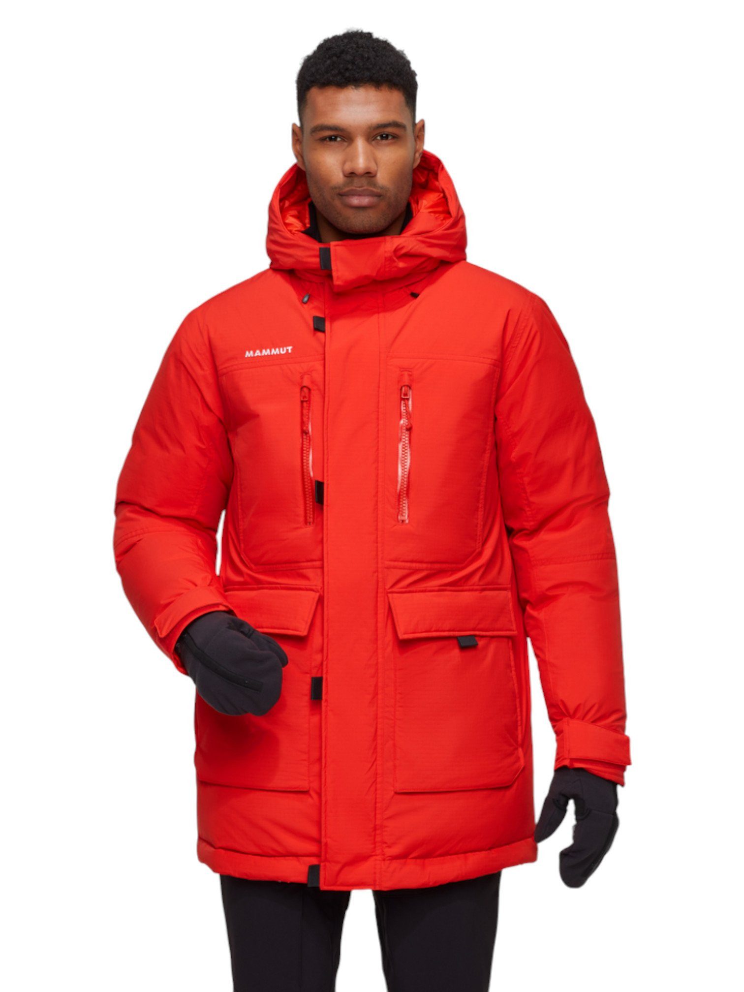 Mammut Winterjacke Arctic Insulated Hooded Parka (2-Lagen, wärmend dank Daunenfüllung)
