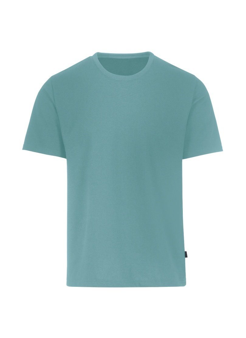 in seegras Trigema TRIGEMA T-Shirt T-Shirt Piqué-Qualität