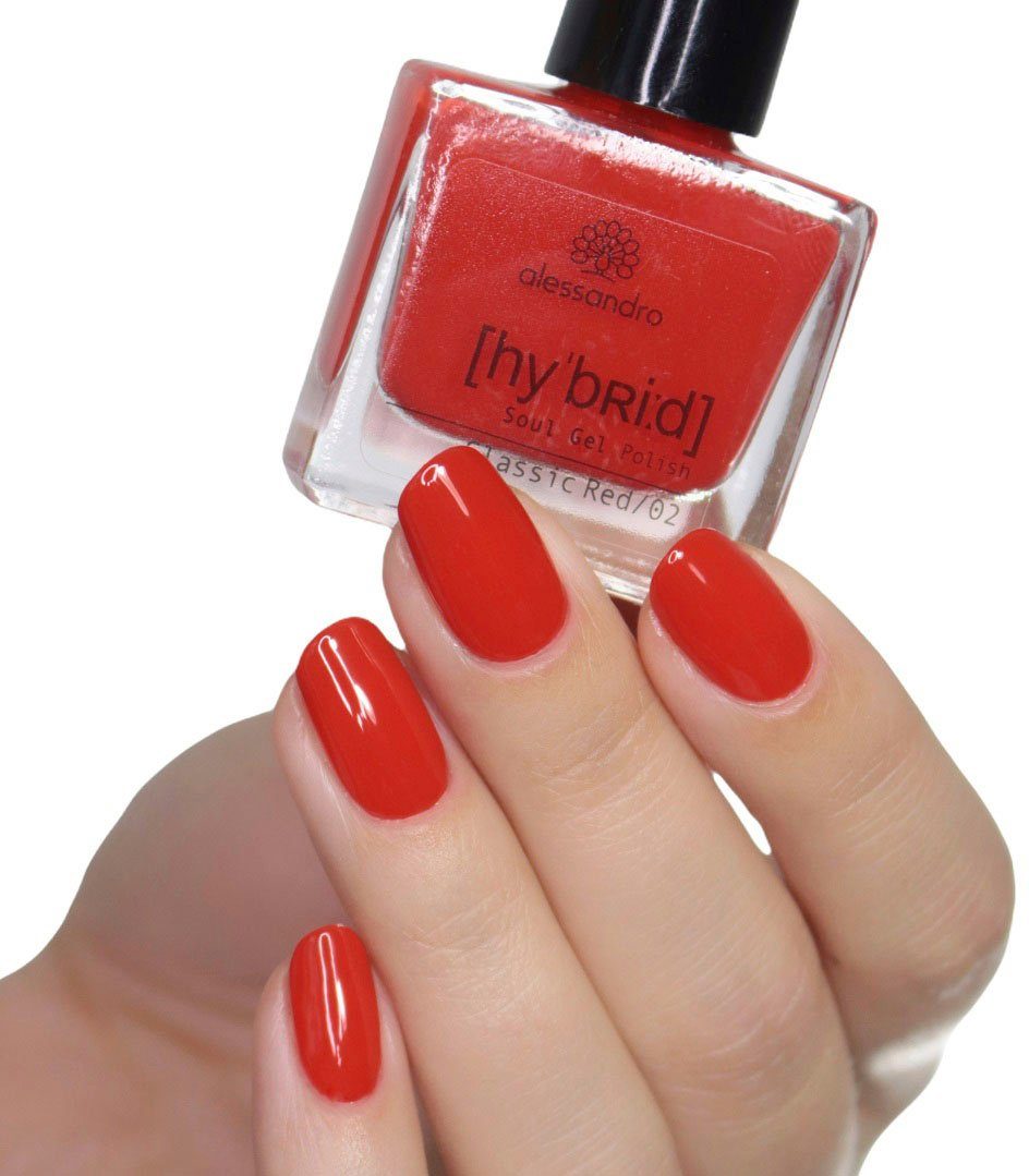 alessandro international Nagellack ALE ME RED, CLASSIC TRY SET 3-tlg. HYBRID