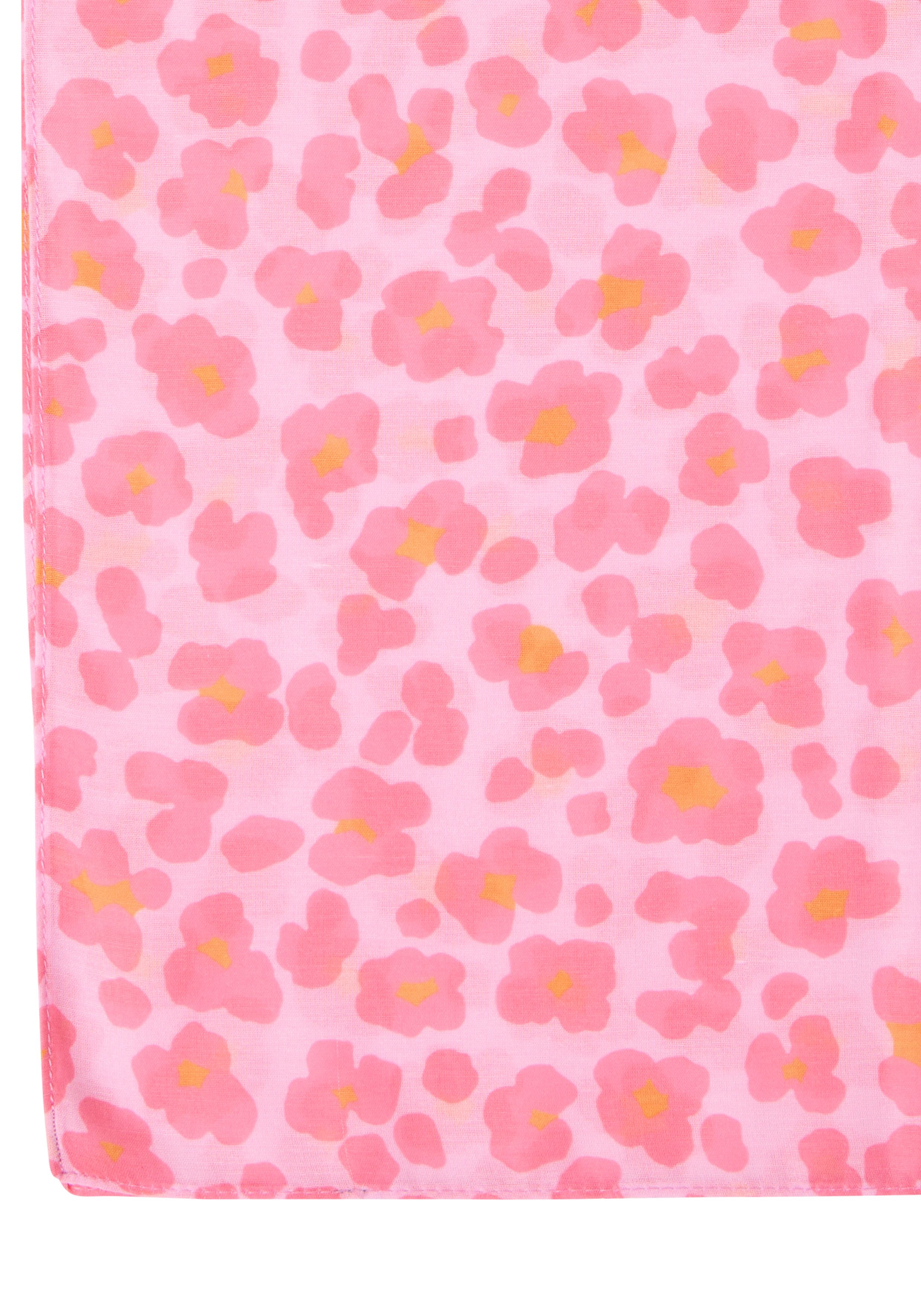 Laura Scott Modetuch, mit farbenfrohen Leoprint