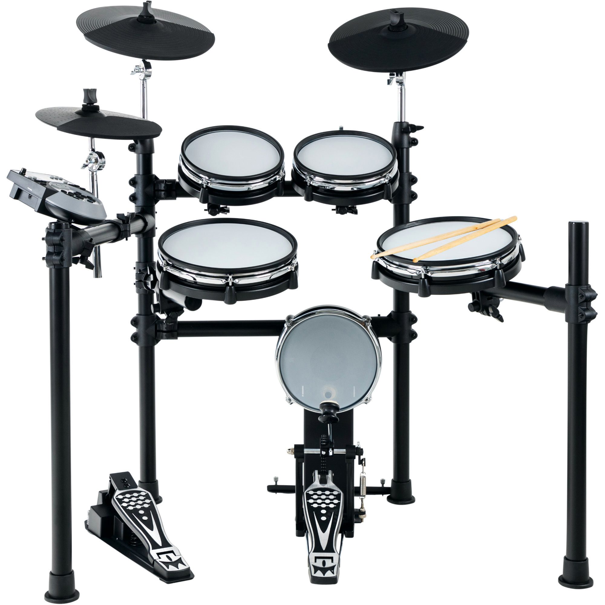 XDrum E-Drum DD-530 E-Drum mit Mesh Heads, 10-St., USB MIDI, 45 Drumkits, 400 Sounds und Lernmodus