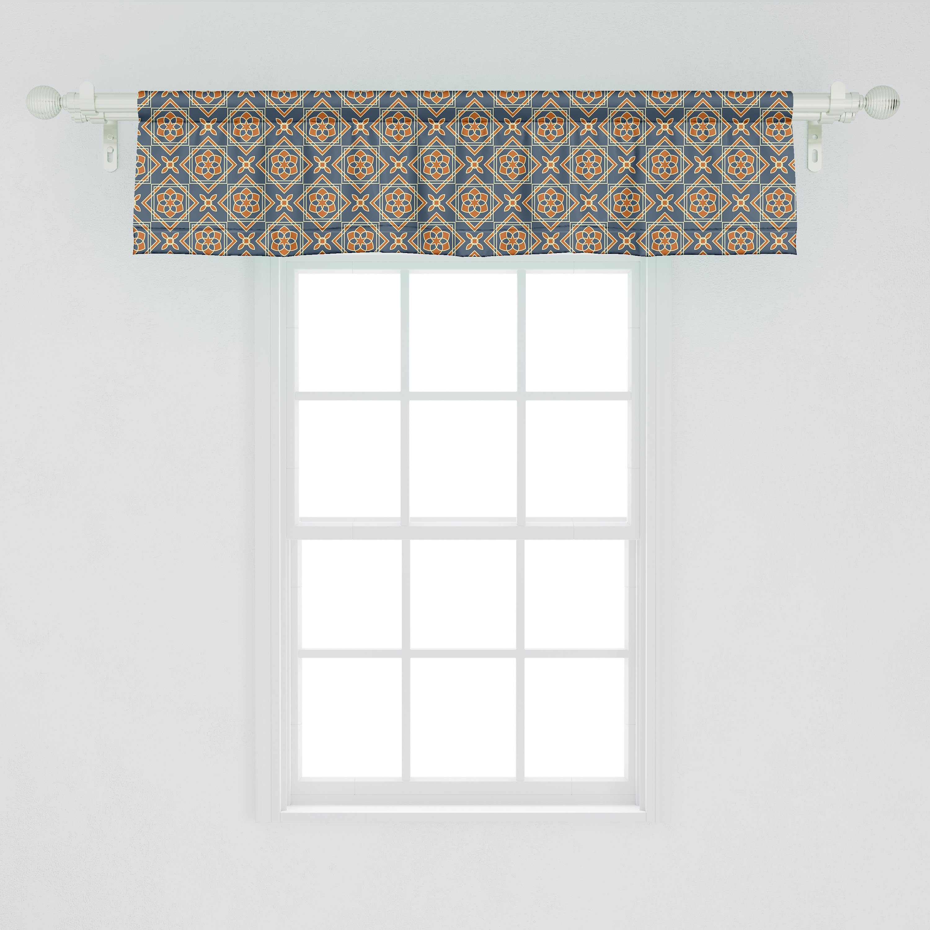 Volant Jahrgang kleine Empfindliche Scheibengardine Vorhang Abakuhaus, Schlafzimmer Dekor Microfaser, mit Stangentasche, Küche für Röschen