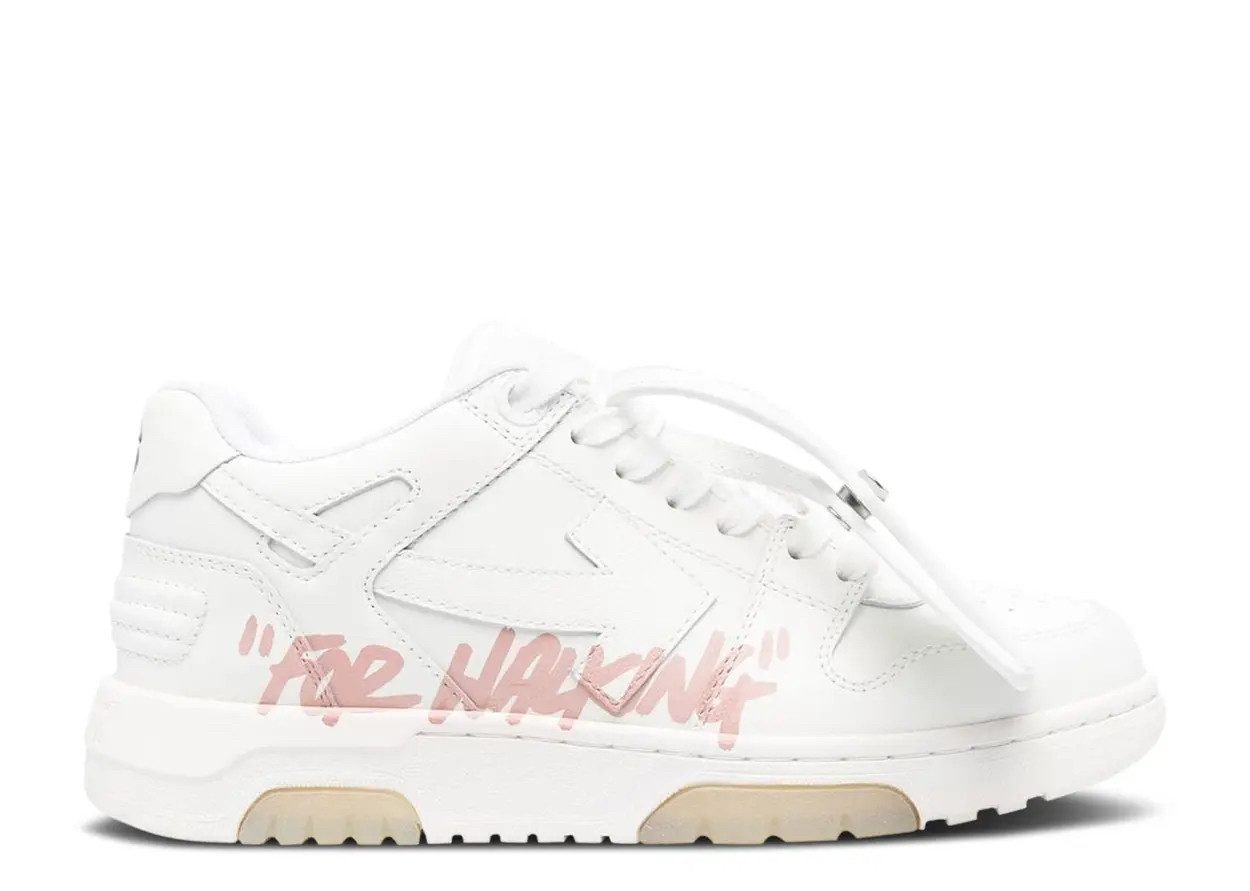 OFF-WHITE Off-White Wmns Out of Office 'For Walking - White Light Pink' Кроссовки