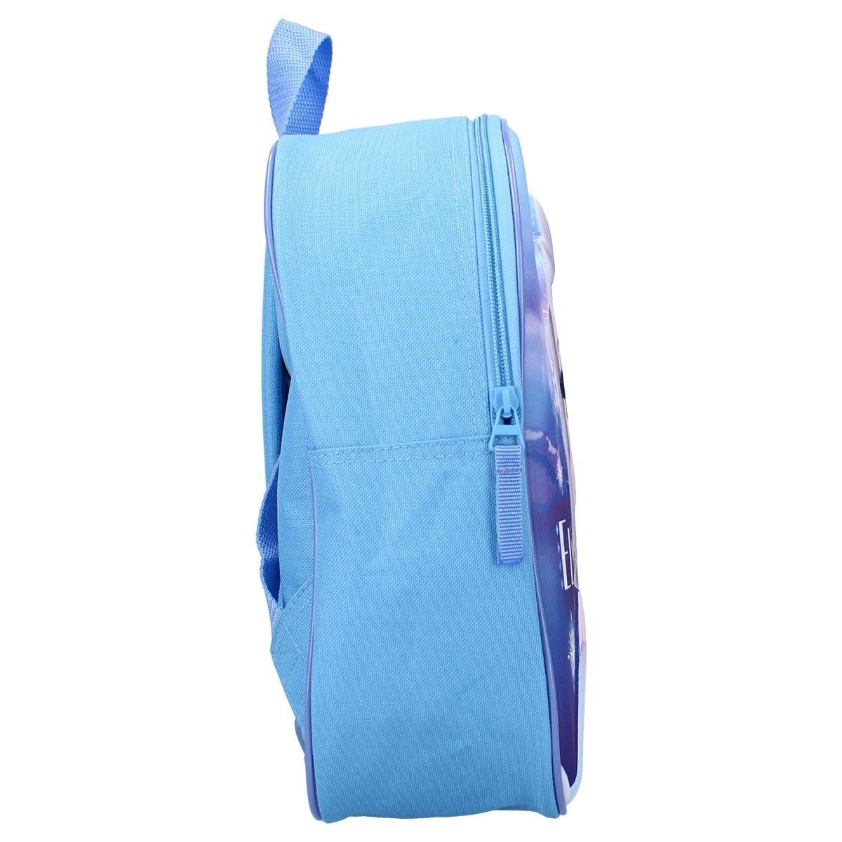 Vadobag Kinderrucksack 3D Kinderrucksack 9 Liter Frozen II Friends Around Town (1-tlg), leicht