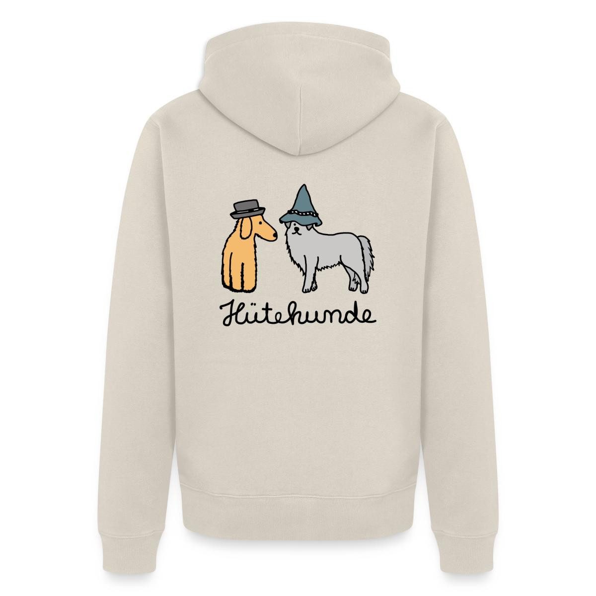 Spreadshirt Sweatjacke Hütehunde Hunde Wortspiel Kapuzenjacke Herren (1-tlg)