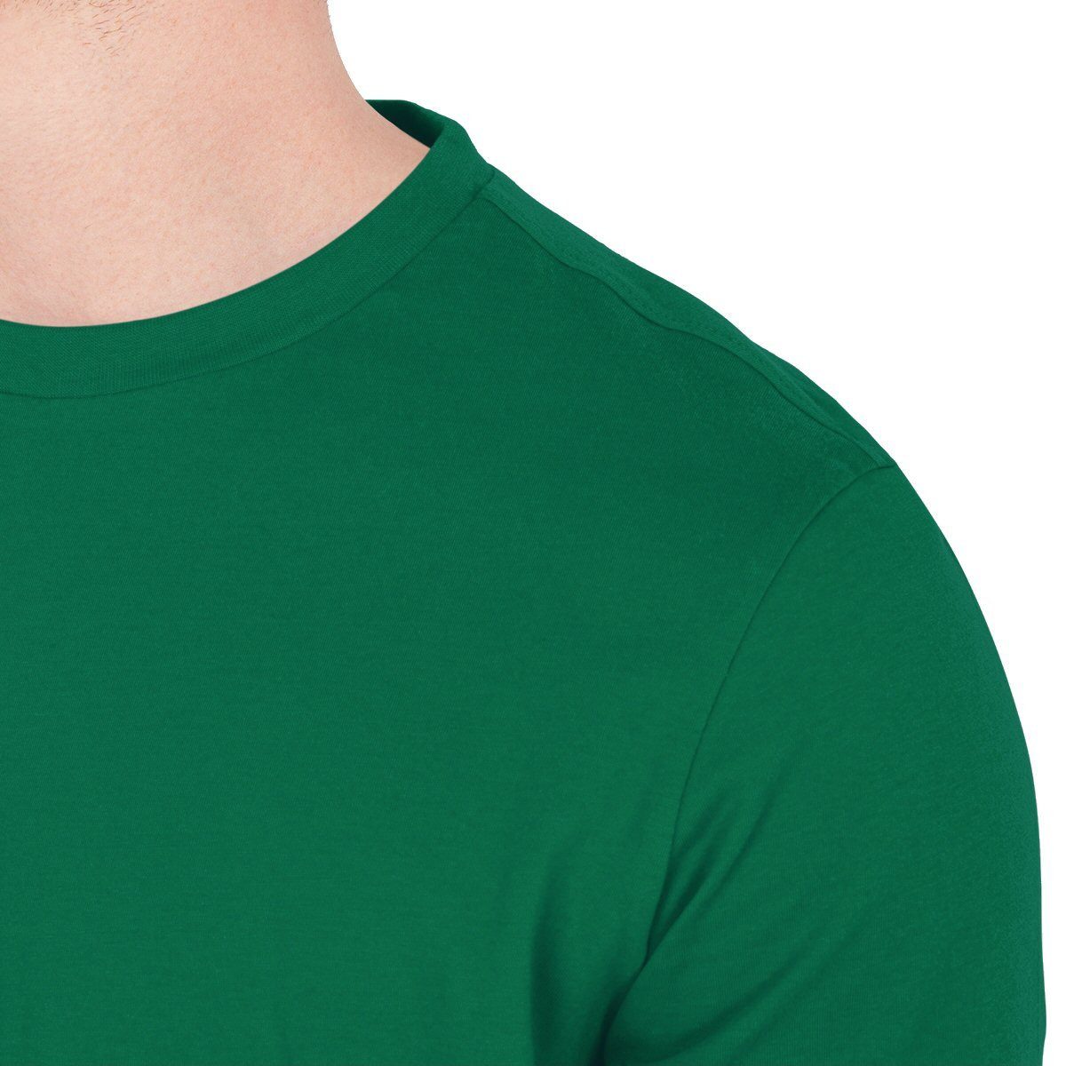 Jako T-Shirt Freizeit Doubletex (Polyester/Baumwolle) grün Herren