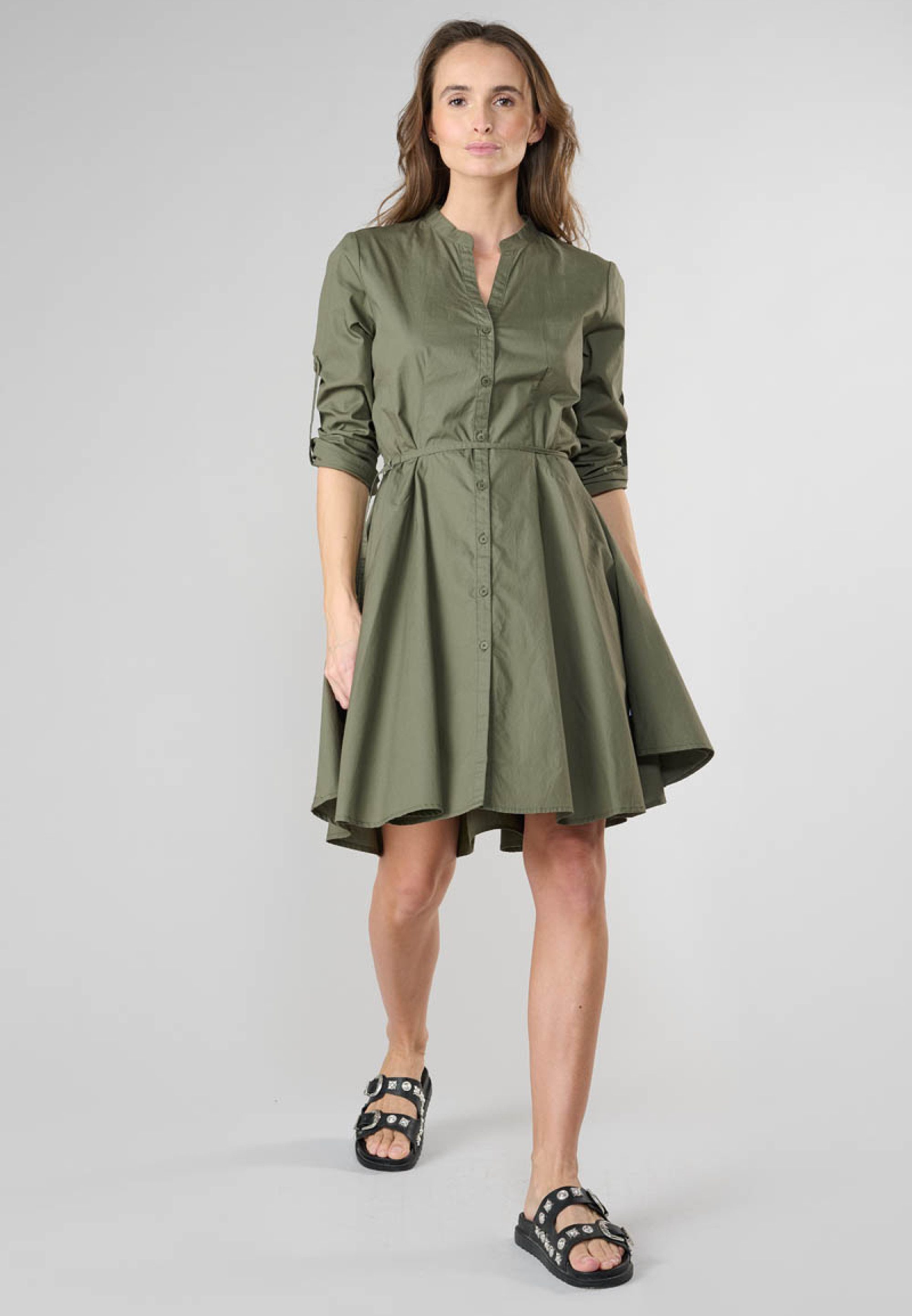 Le Temps Des Cerises Jerseykleid CATLEYA mit praktischem Bindeband günstig online kaufen